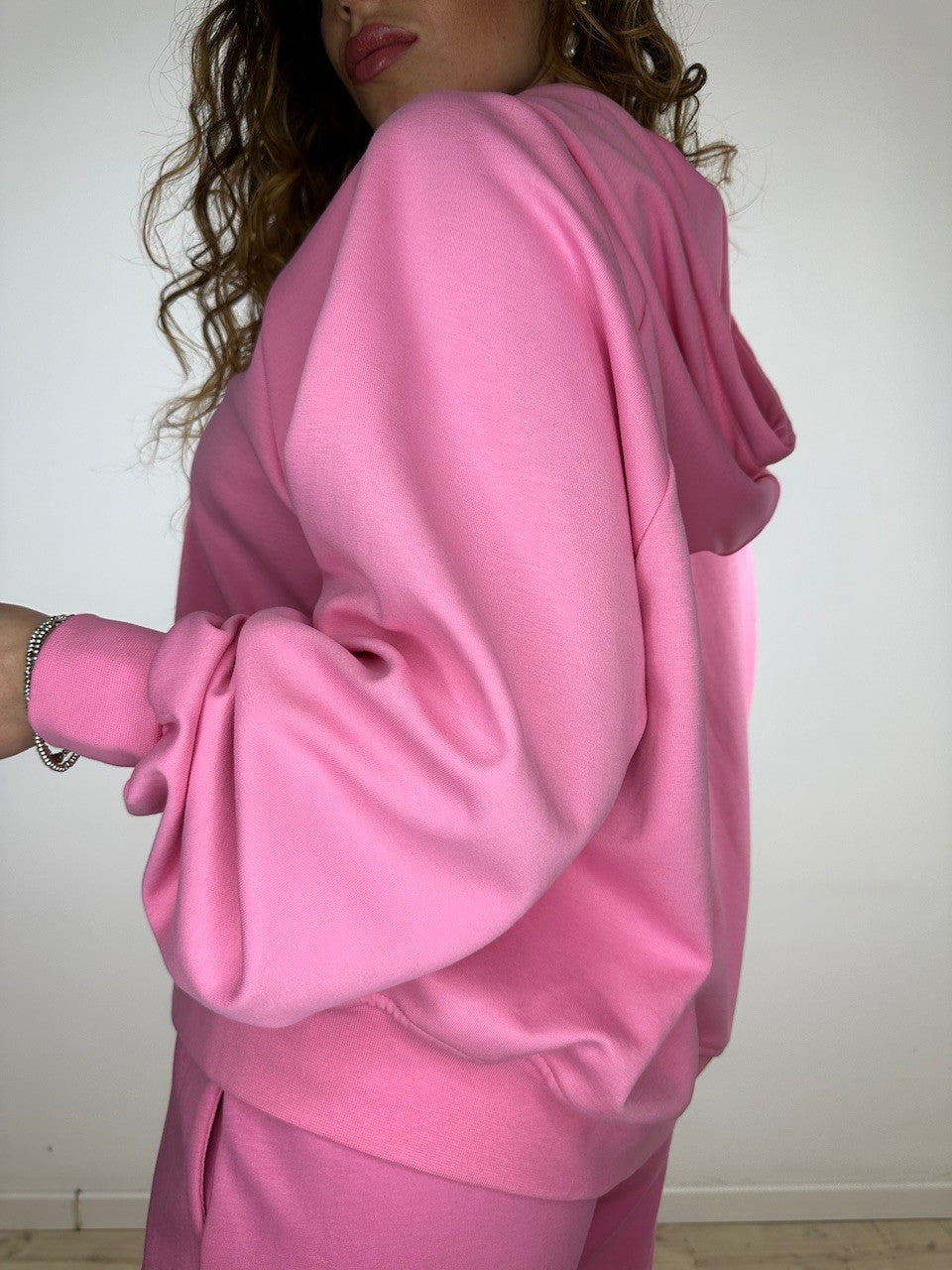 FELPA LUMINA CAPPUCCIO FUCSIA