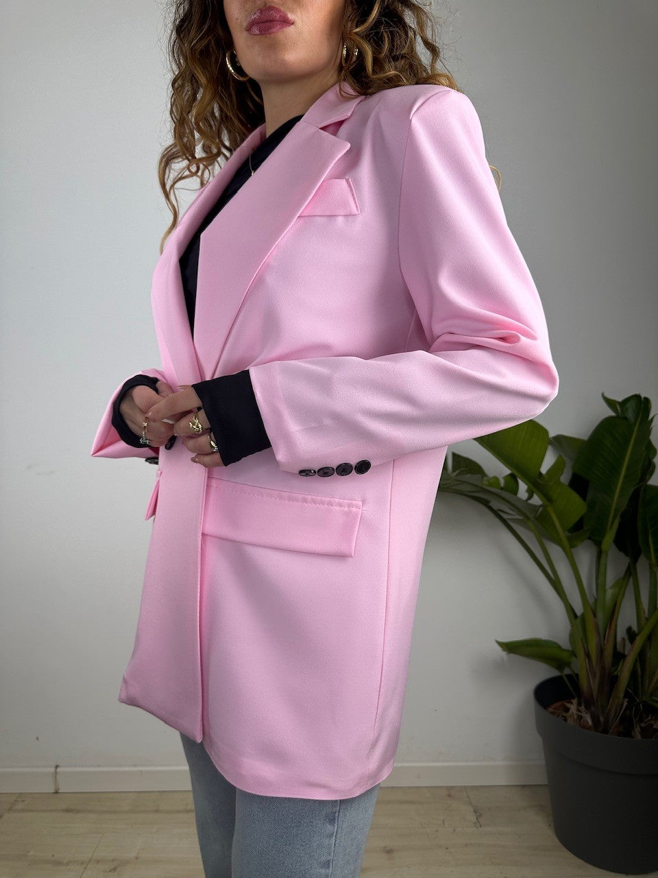 BLAZER DOPPIO PETTO ROSA