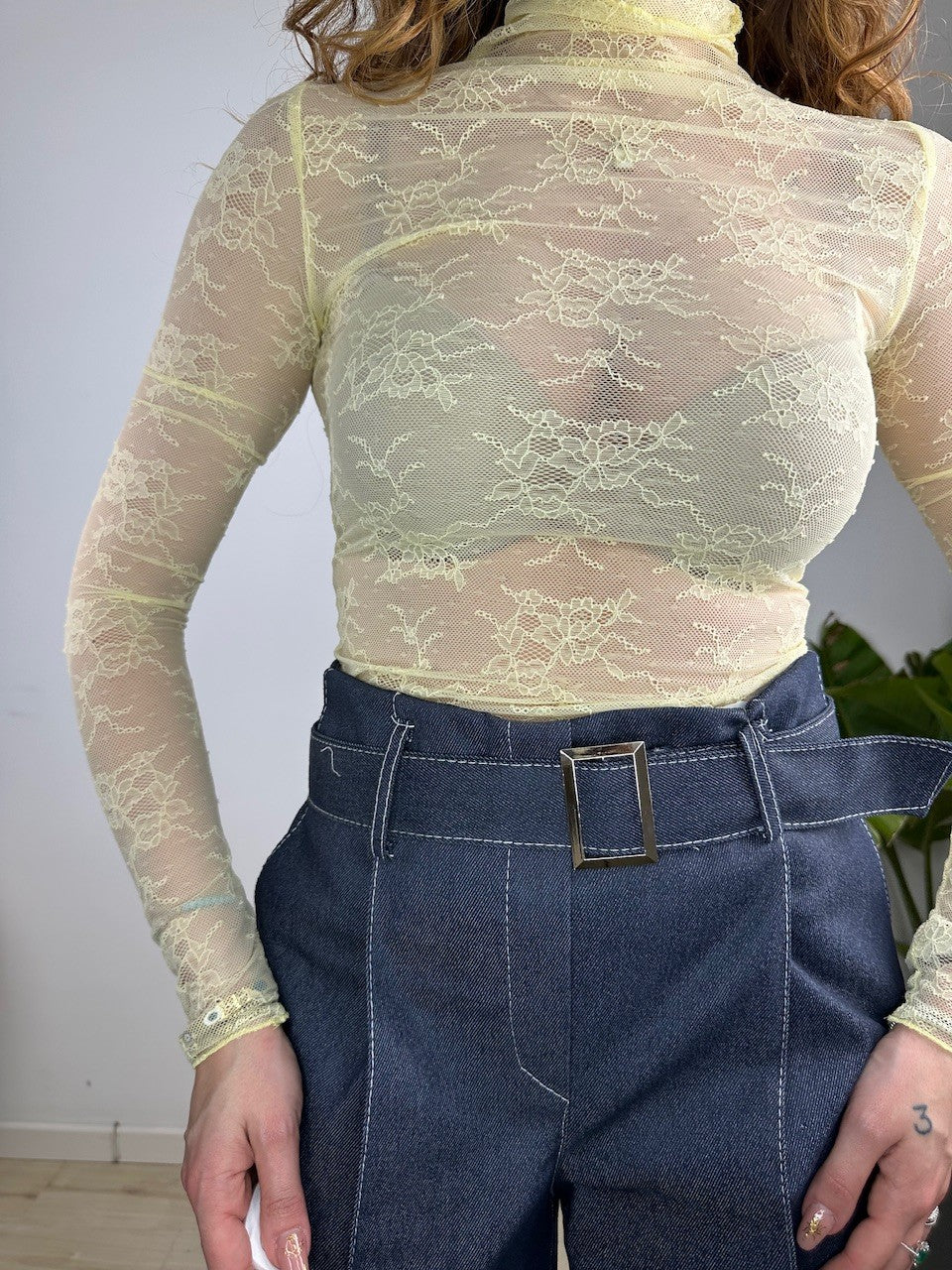 MAGLIA SEMPER PIZZO GIALLA