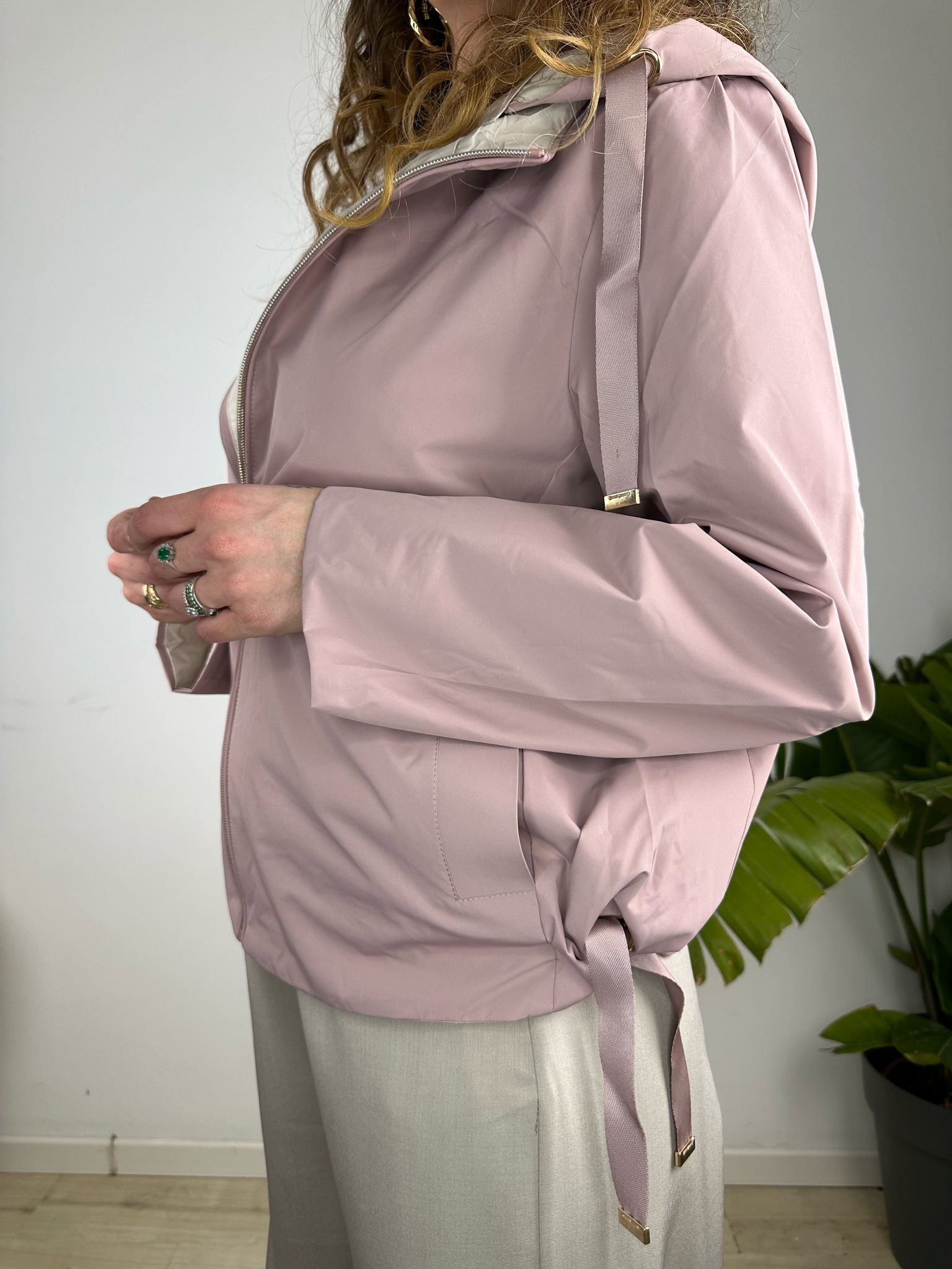GIUBBINO DOUBLE FACE ROSA
