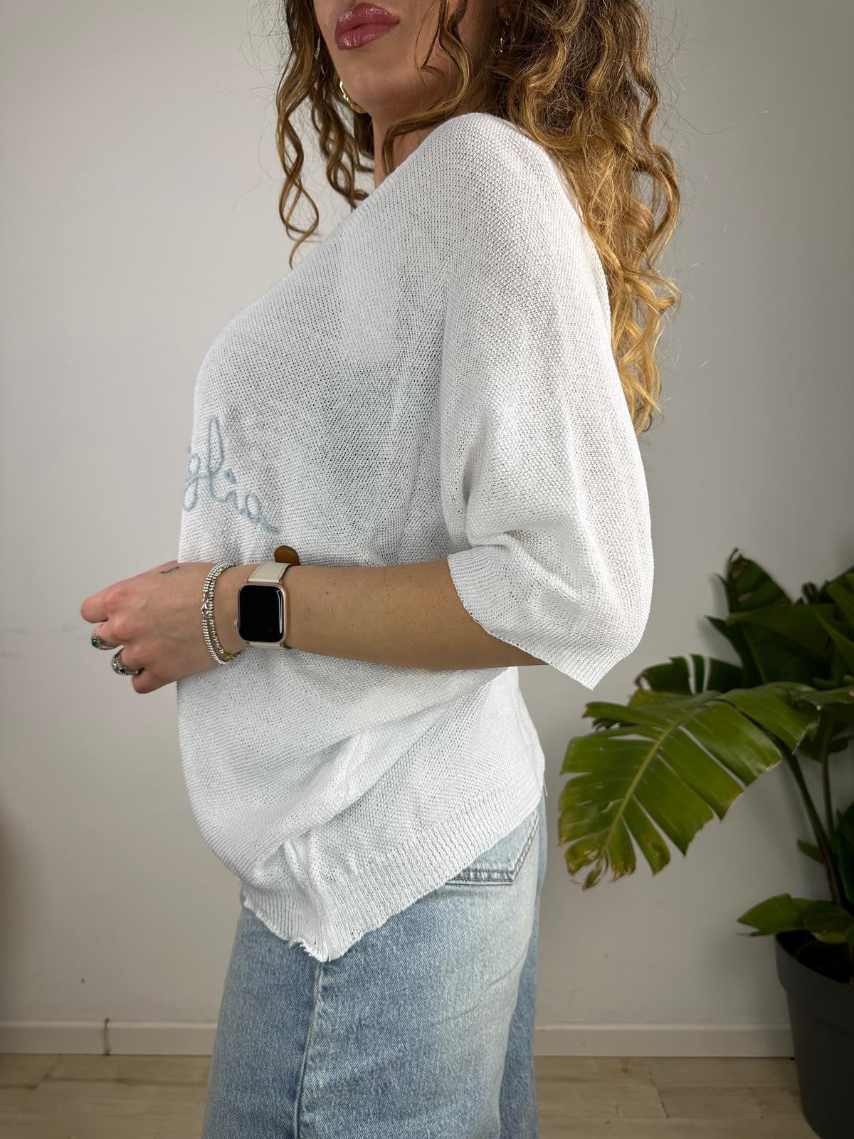 MAGLIA MERAVIGLIA BIANCA