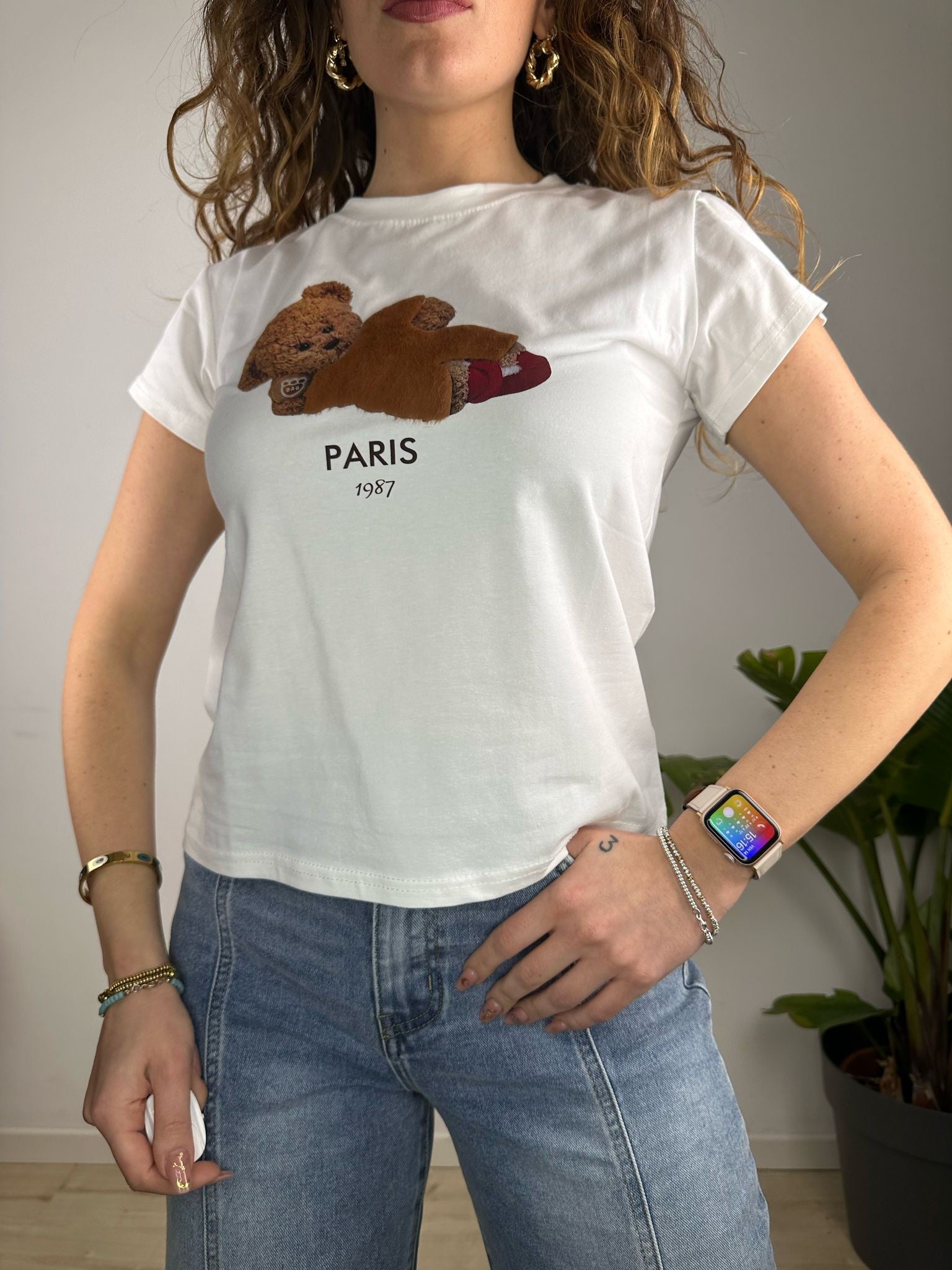 SHIRT TEDDY PARIS BIANCA