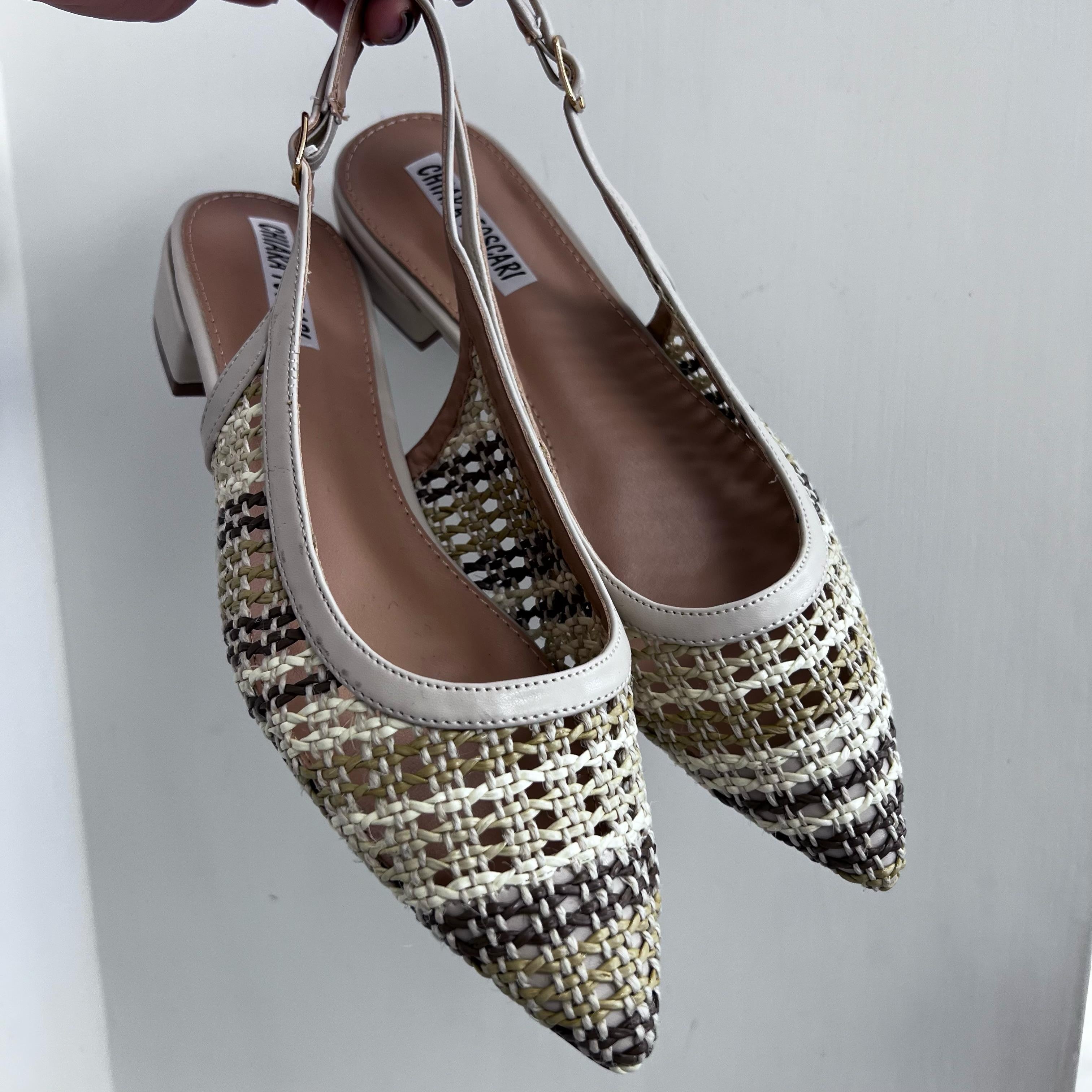 SLINGHBACK BASSO BEIGE