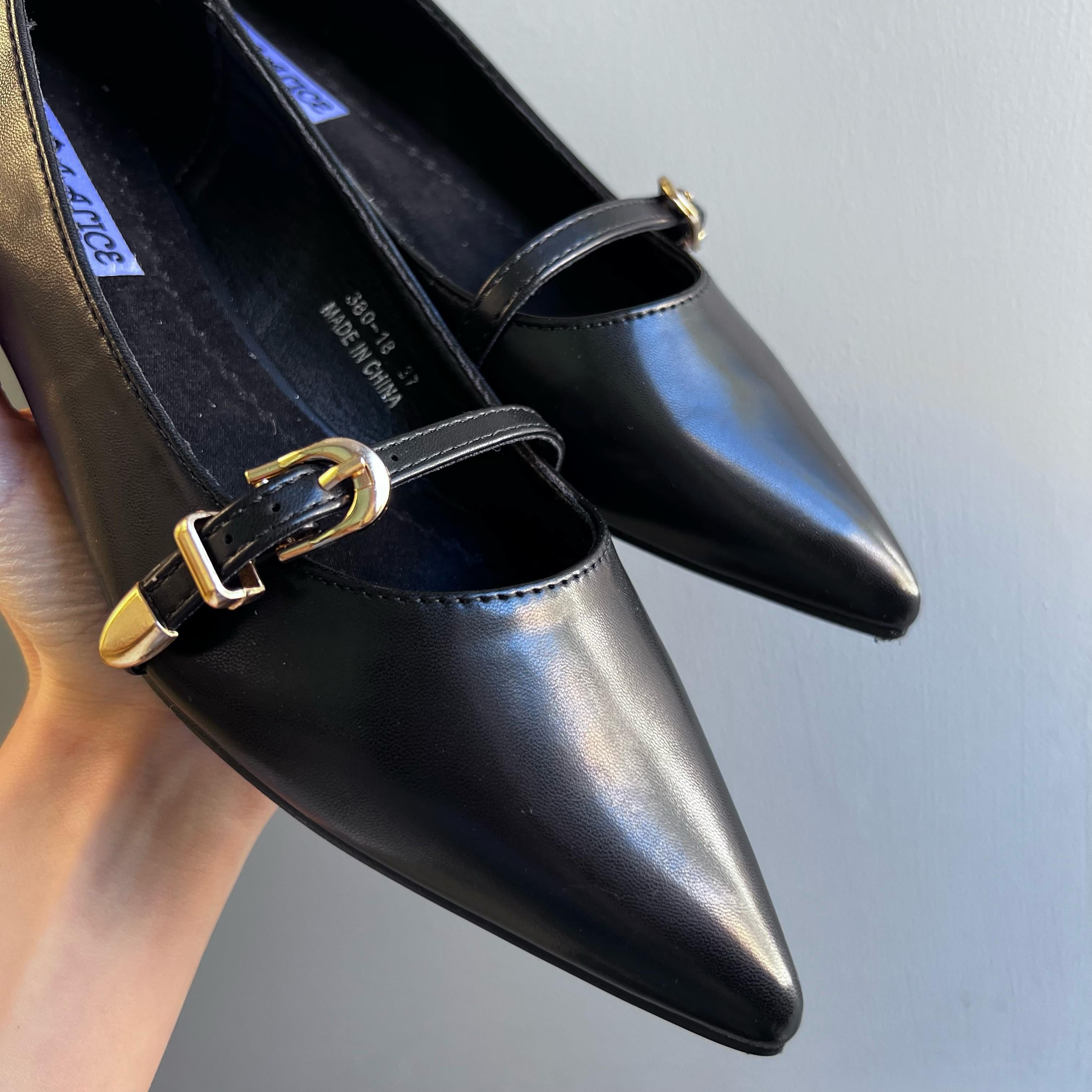 BAMBOLINA ECOPELLE NERA