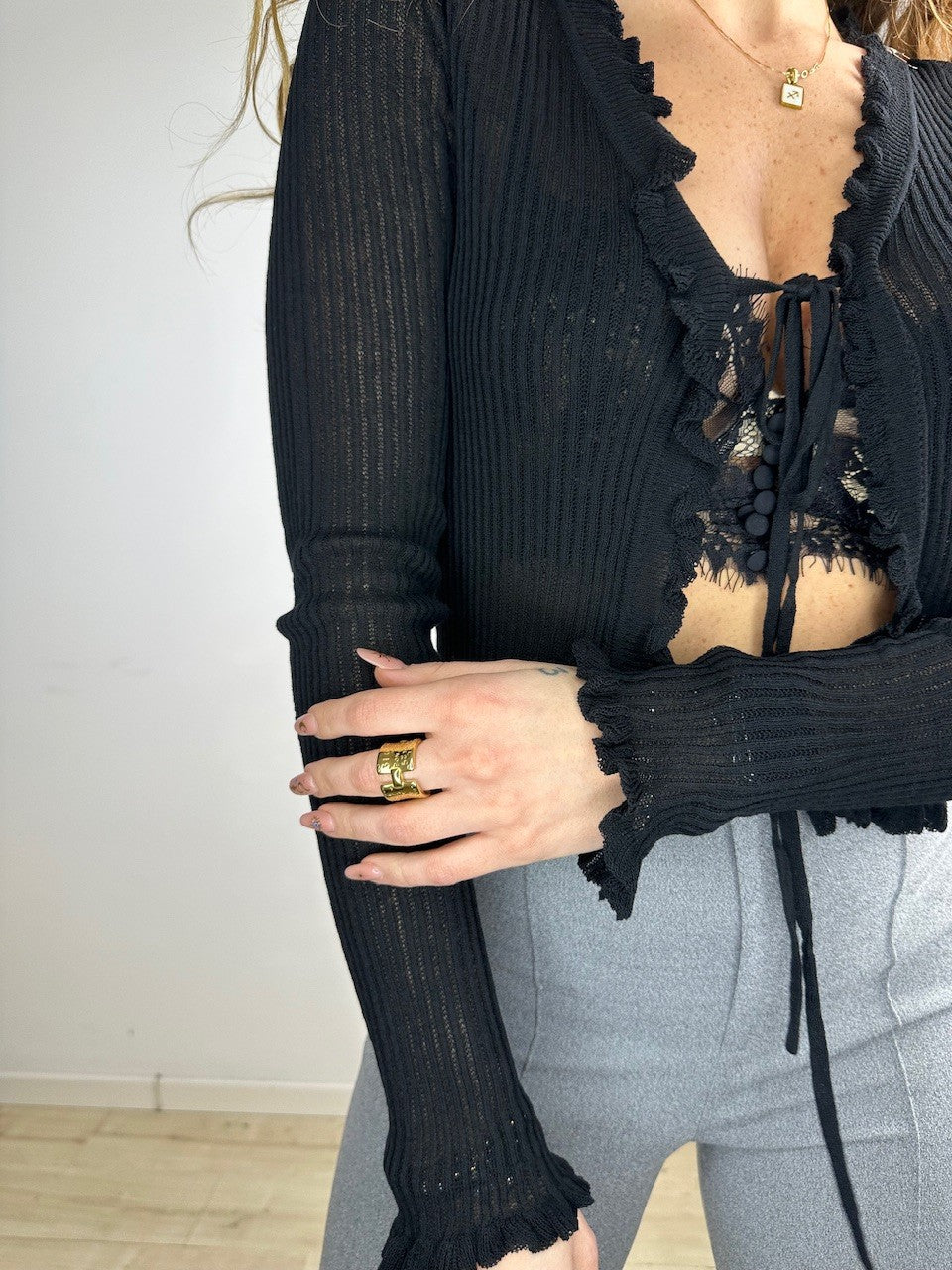 CARDIGAN ISABEL NERO