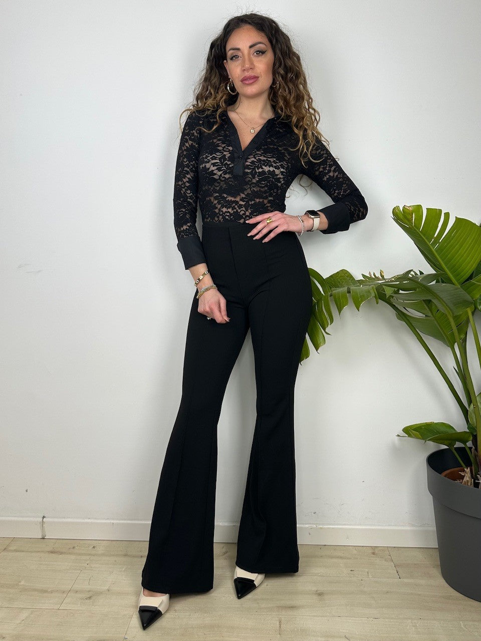 PANTALONI SORAYA NERO