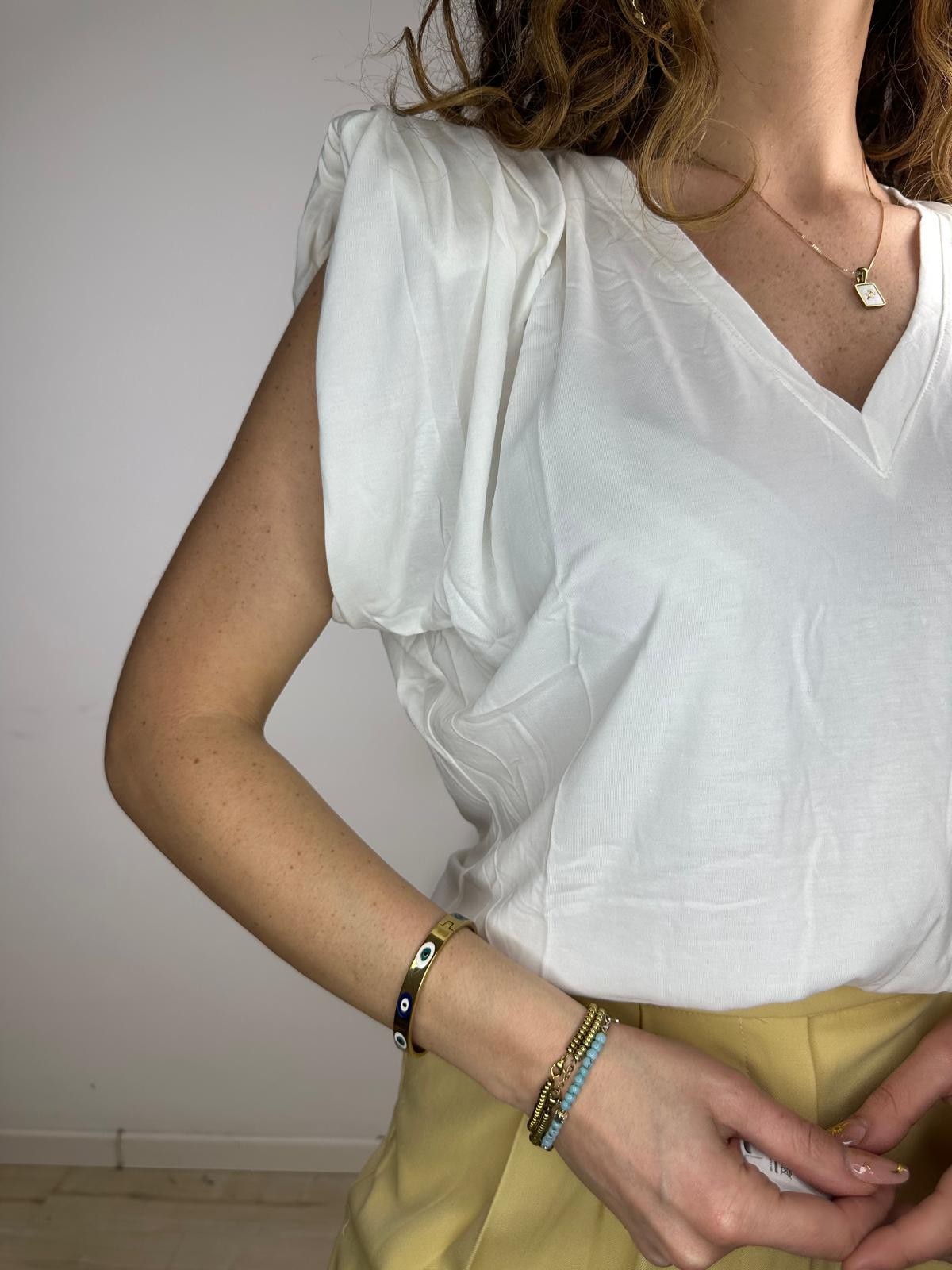 SHIRT SPALLINE BIANCA