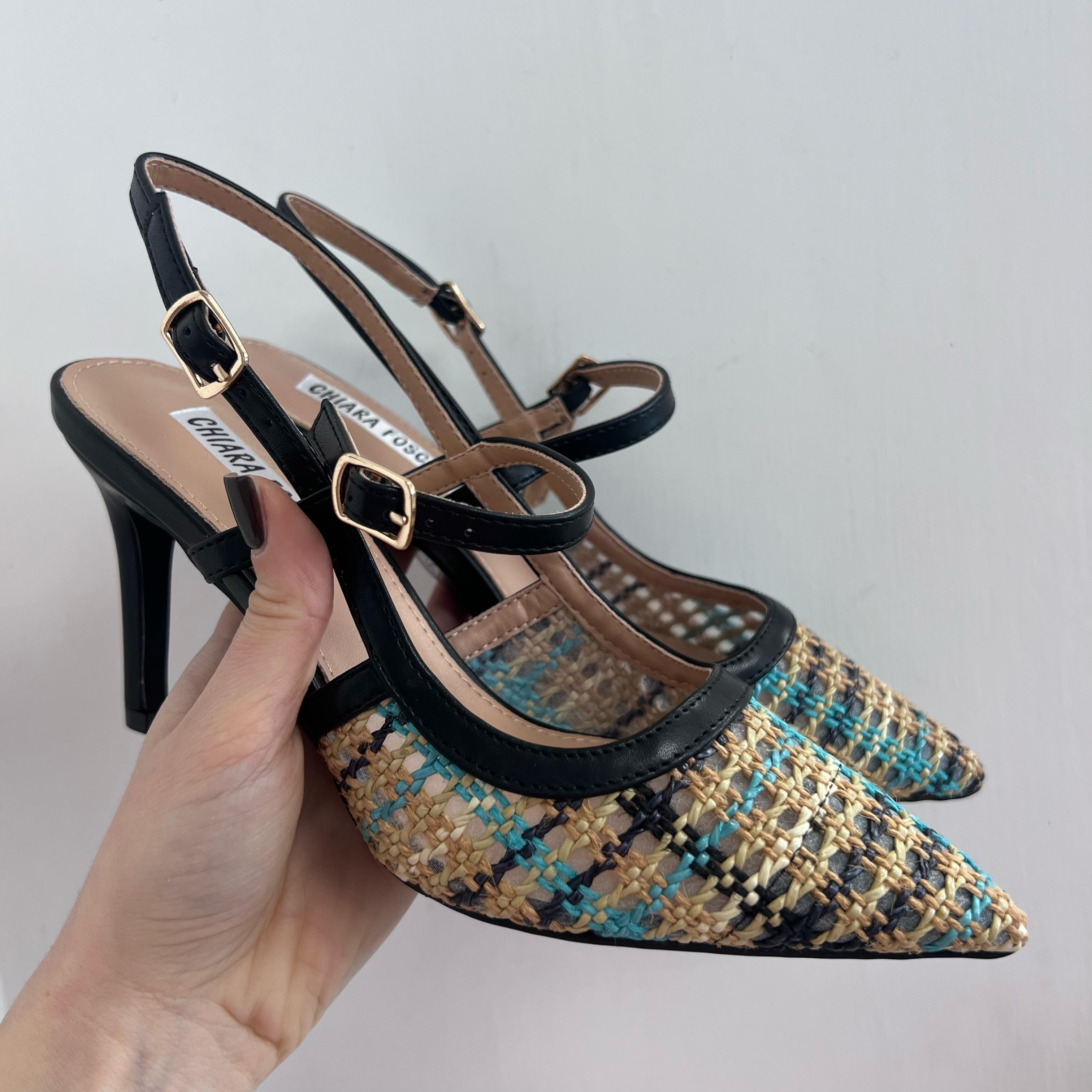 SLINGHBACK RENATA BLU