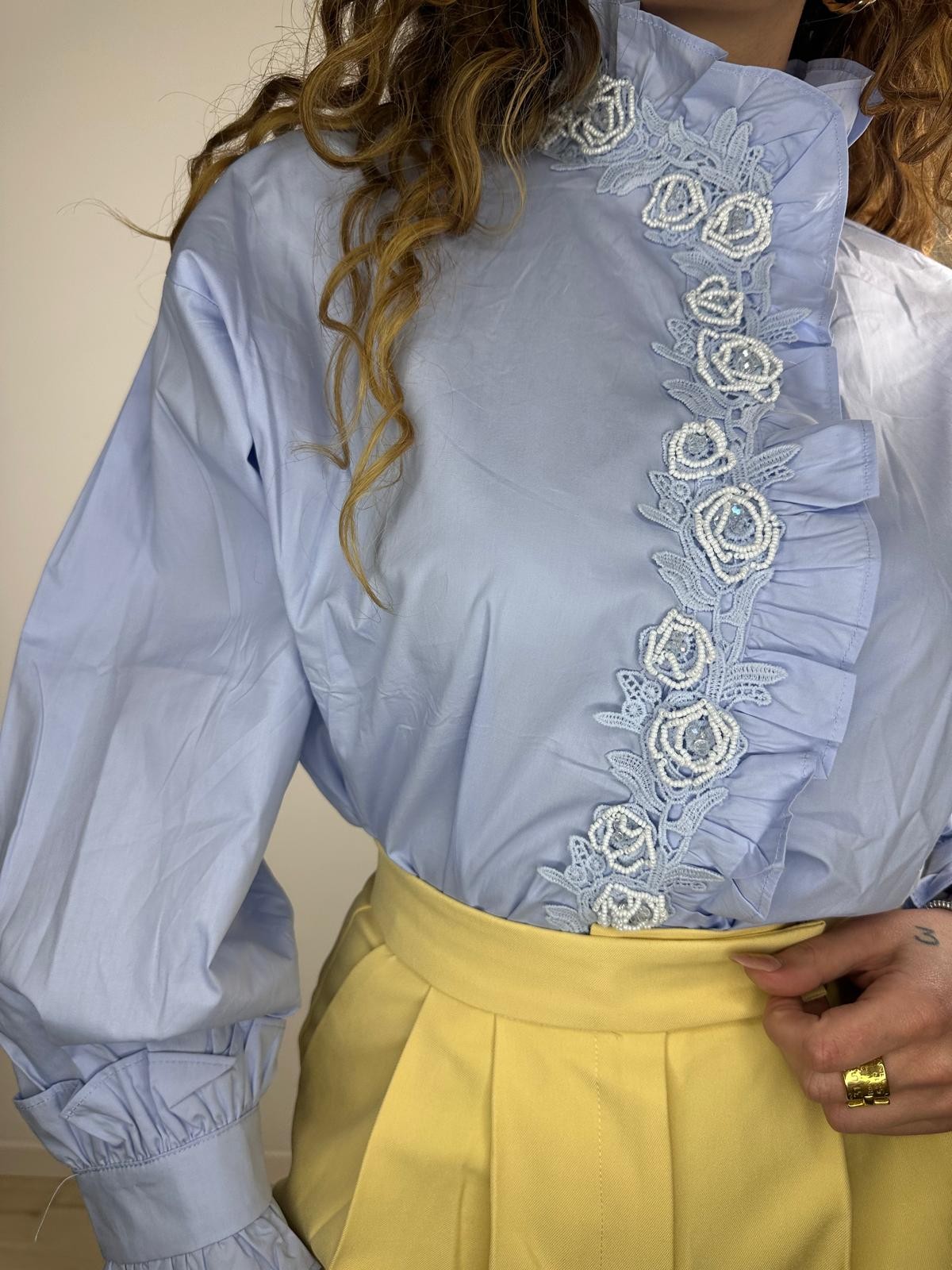 CAMICIA MARIA AZZURRA