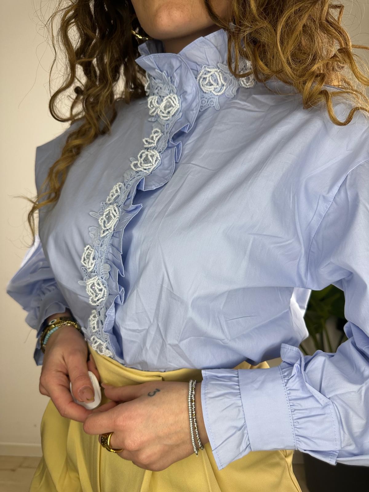 CAMICIA MARIA AZZURRA