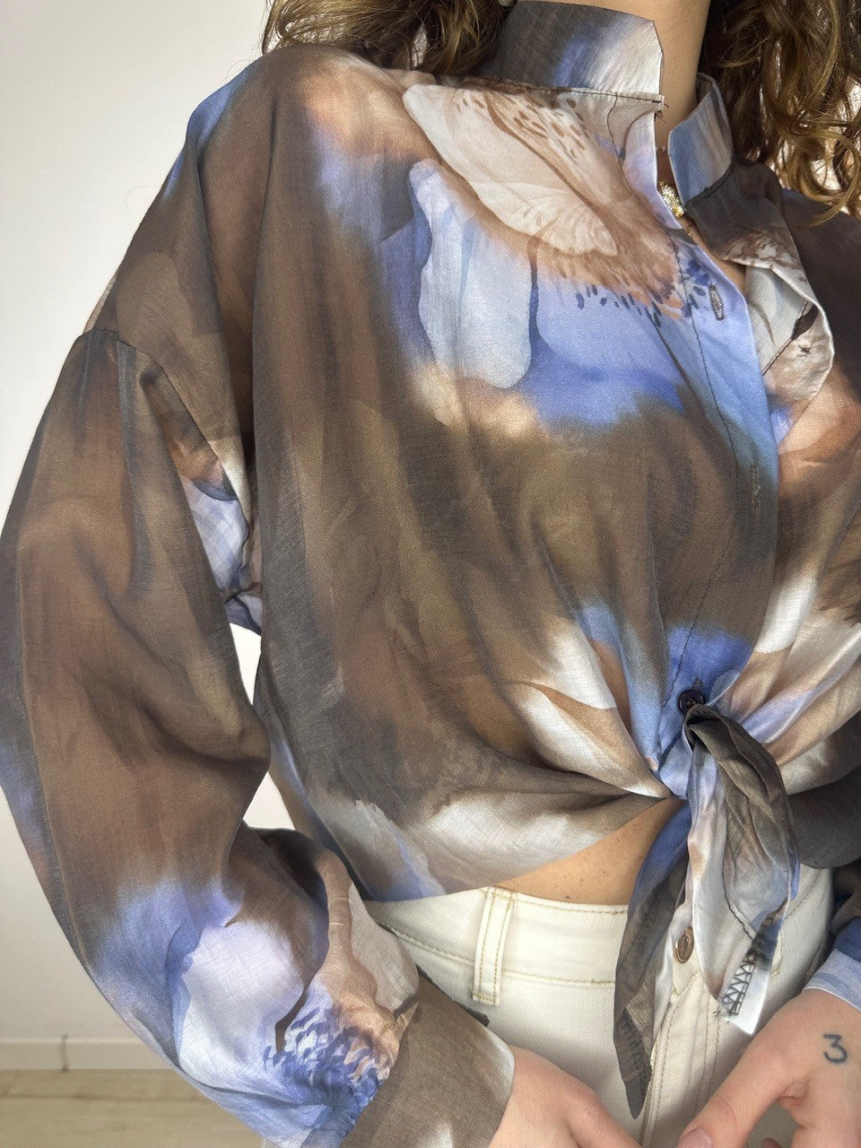 CAMICIA DESIREE MARRONE