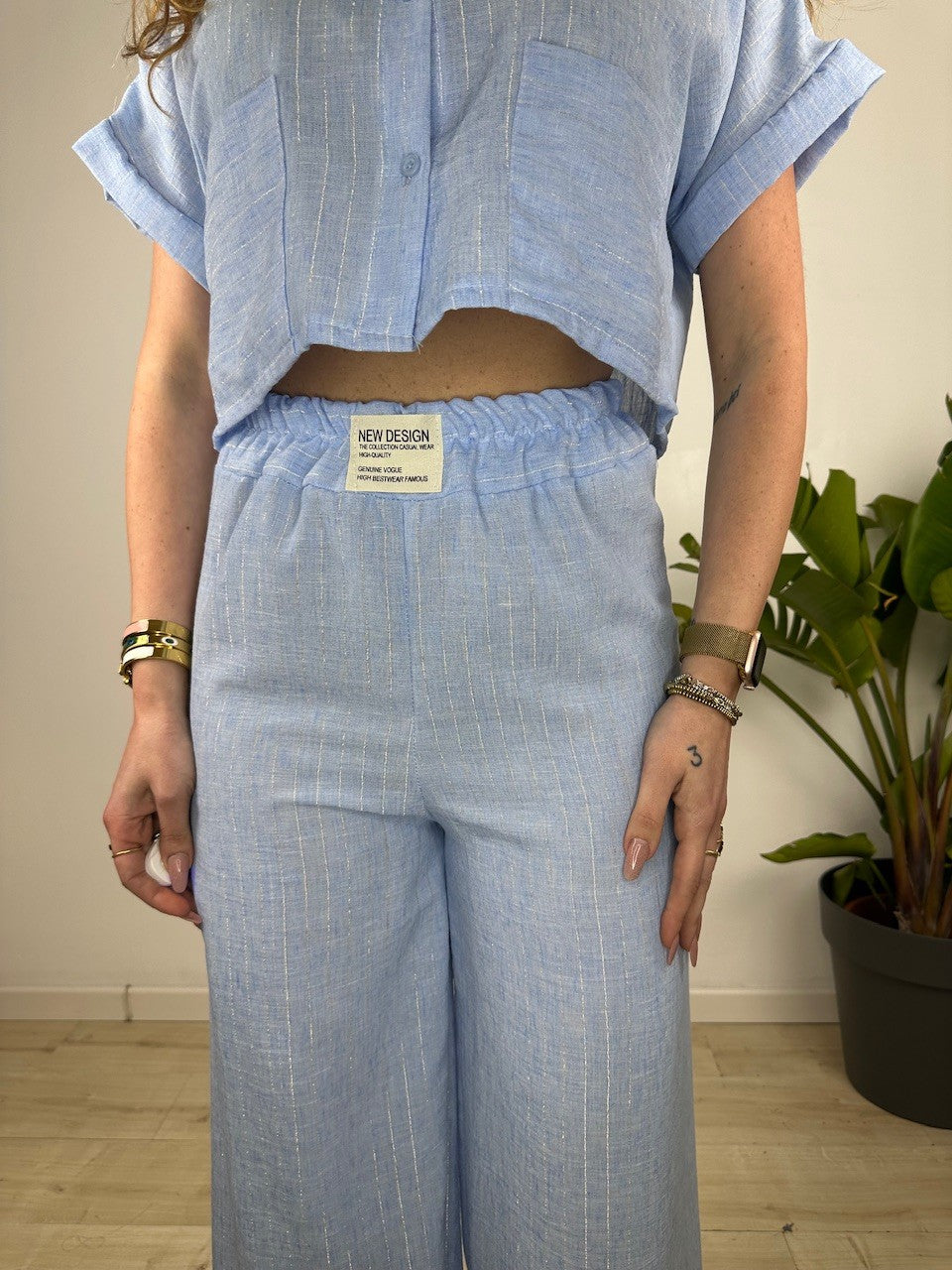 CO ORD SET ECONOMY AZZURRO