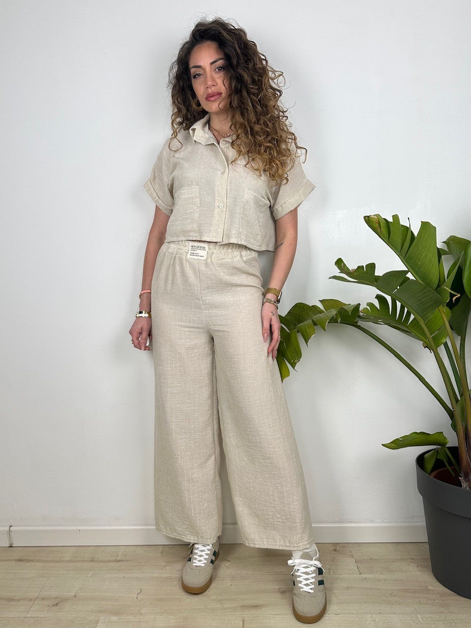 CO ORD SET ECONOMY BEIGE