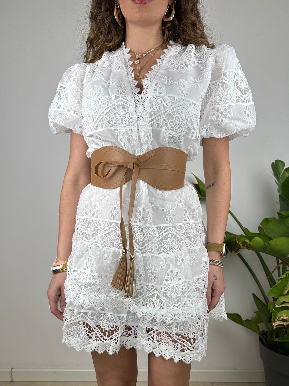 DRESS ALESY WHITE