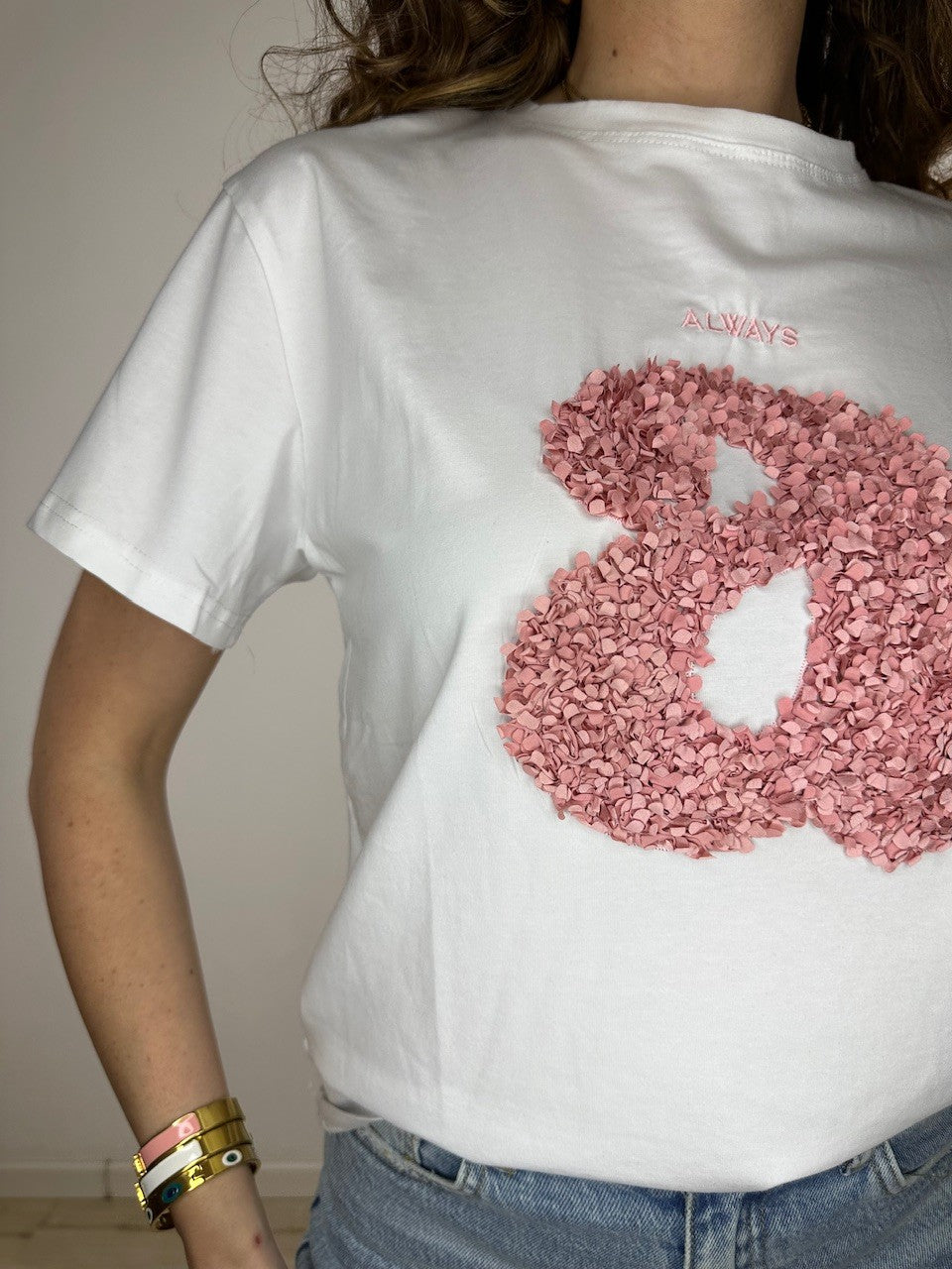 T-SHIRT PETALY BIANCA