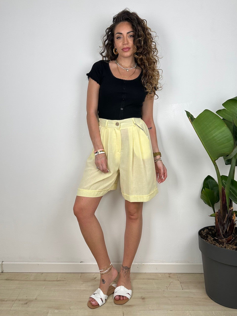 BERMUDA GIULY GIALLO