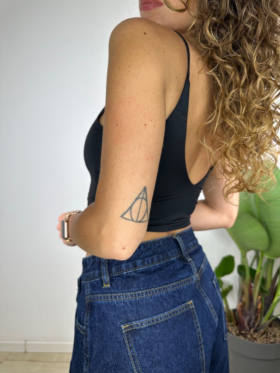 CROT TOP SIMPLY LICRA NERO