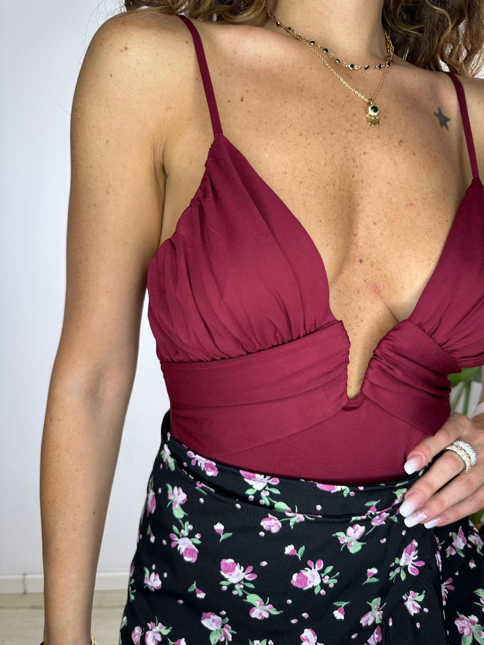 BODY BOLENA BORDEAUX