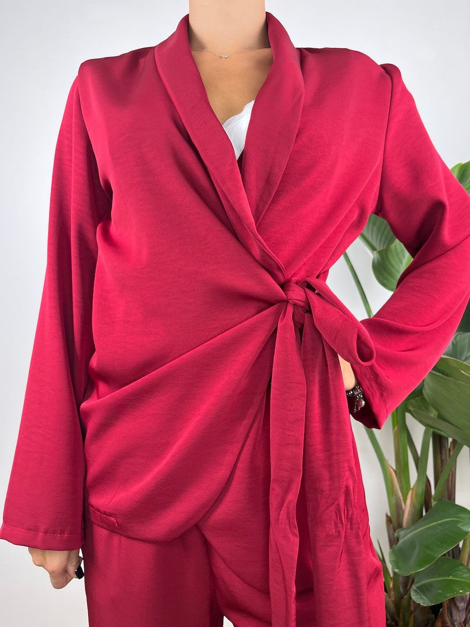 TAILLEUR FEDERICA BORDEAUX