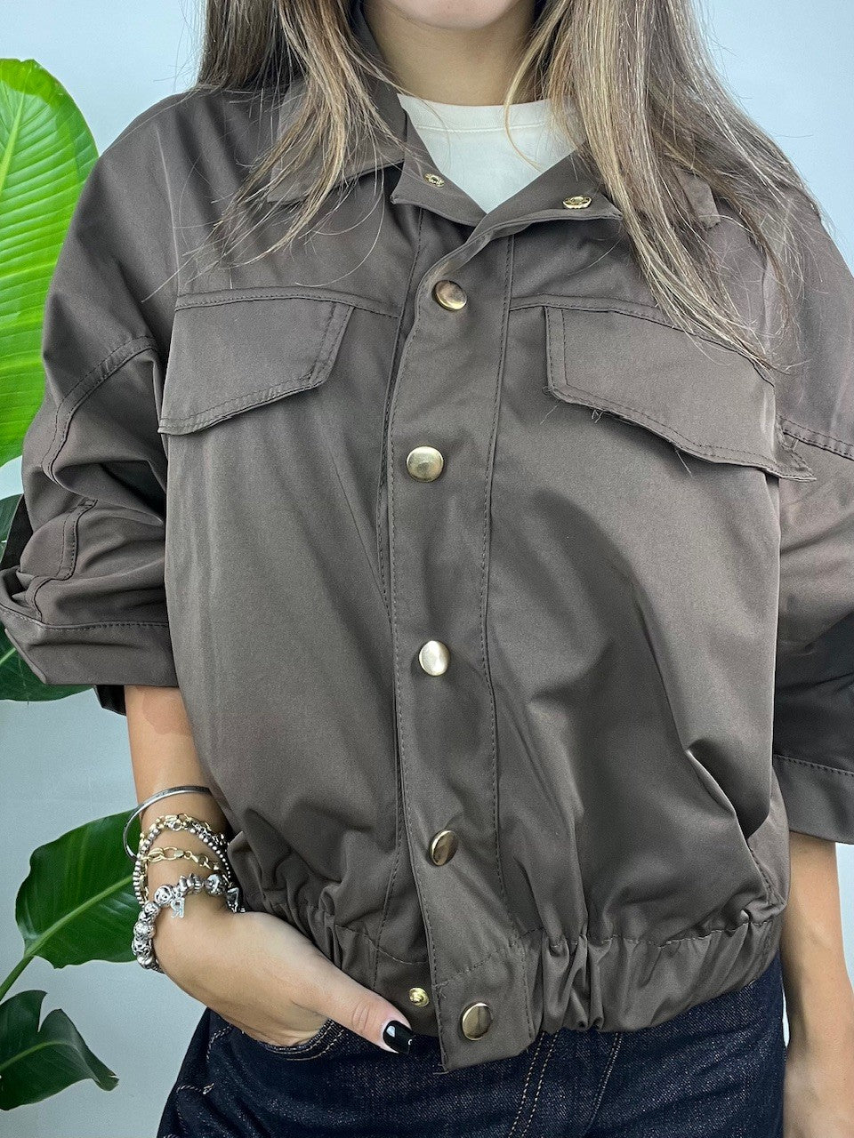 GIUBBINO ANTIVENTO GLOS MARRONE