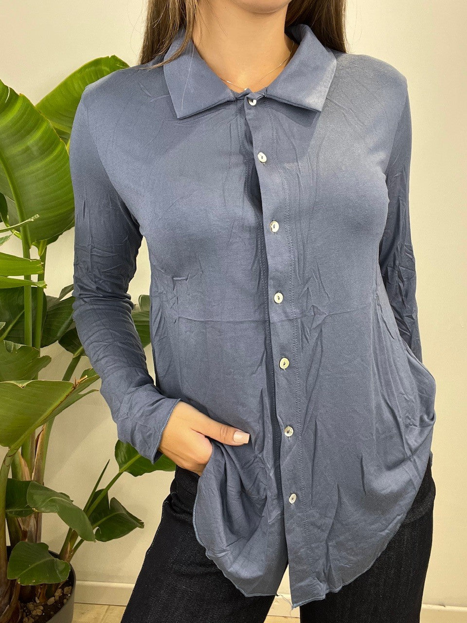 POLO CAMICIA AZZURRA