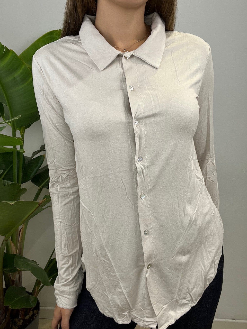 POLO CAMICIA BEIGE