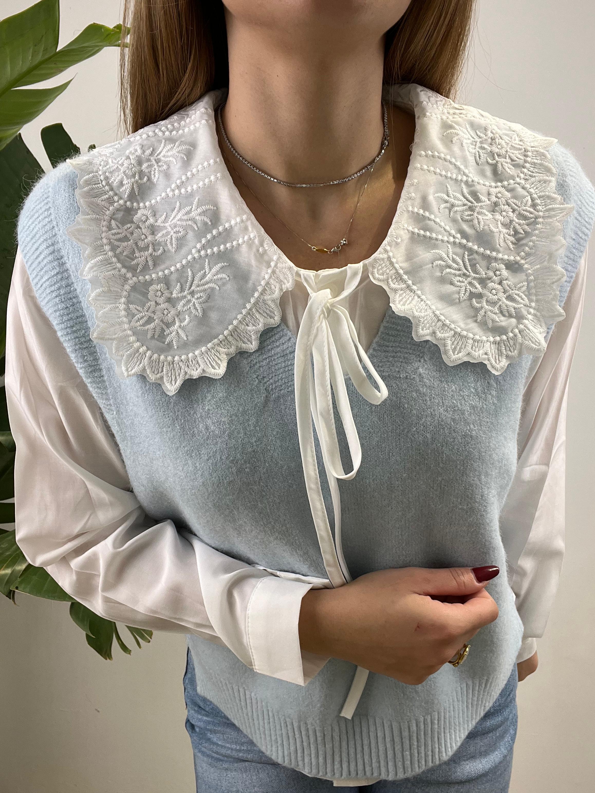 GILET + CAMICIA AZZURRO