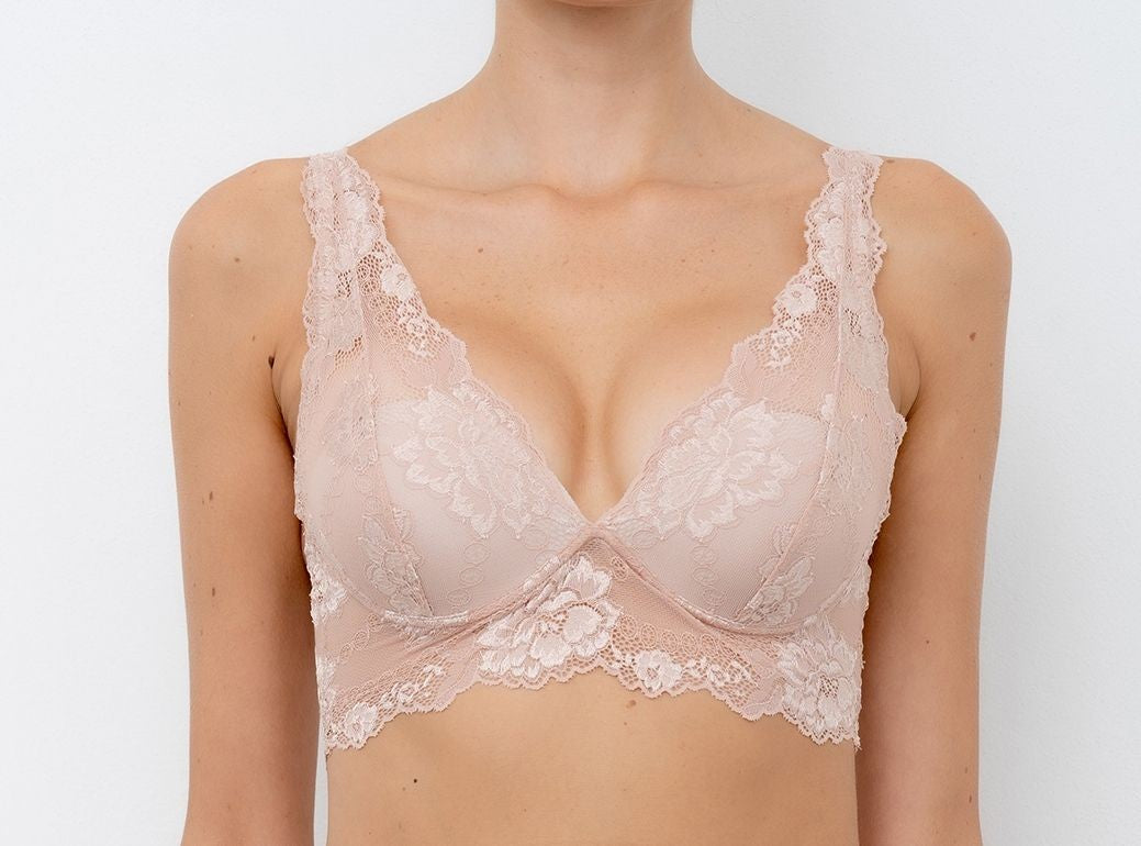 GEM BRALETTE PIZZO NATURALE