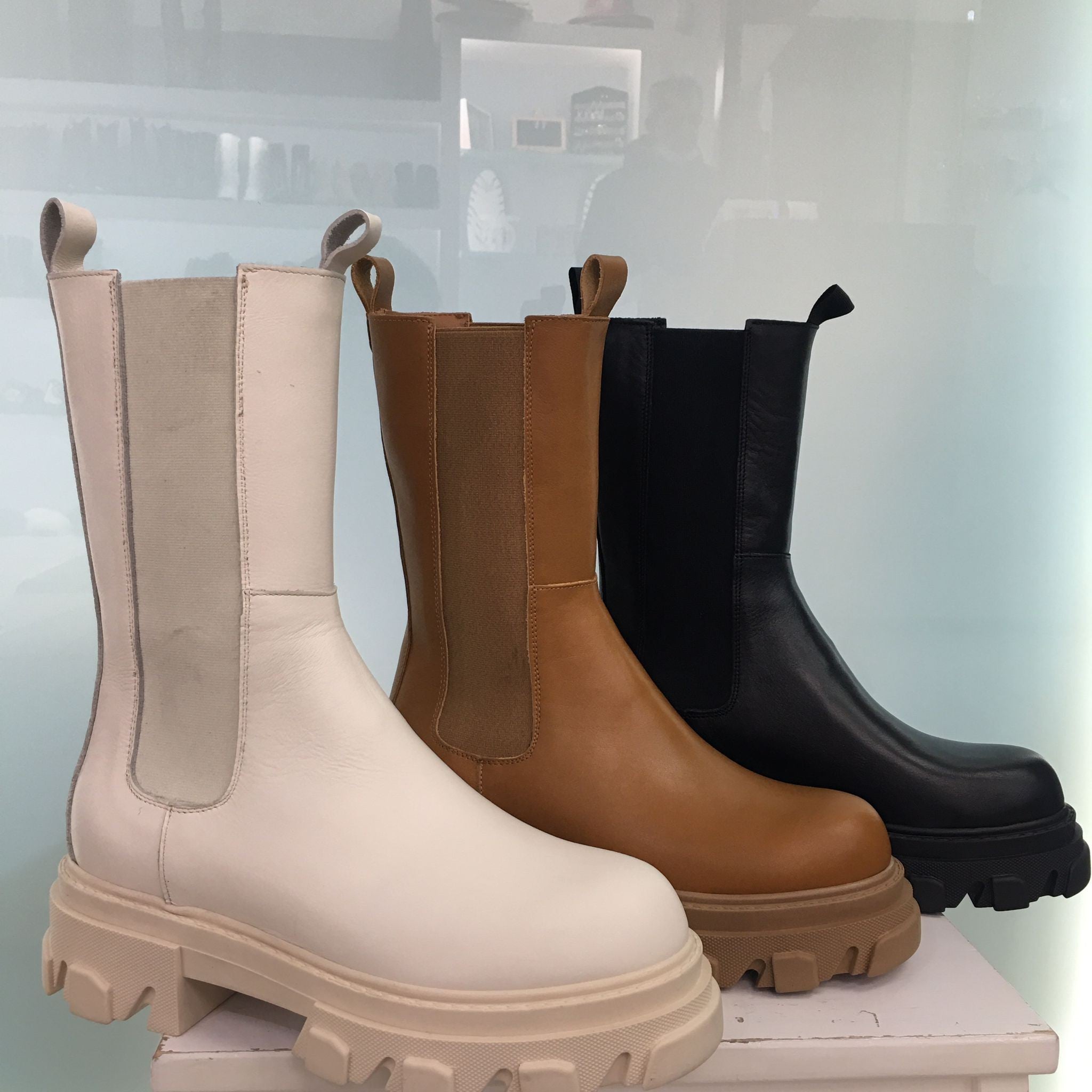 STIVALE GIULIA TOP QUALITY BEIGE