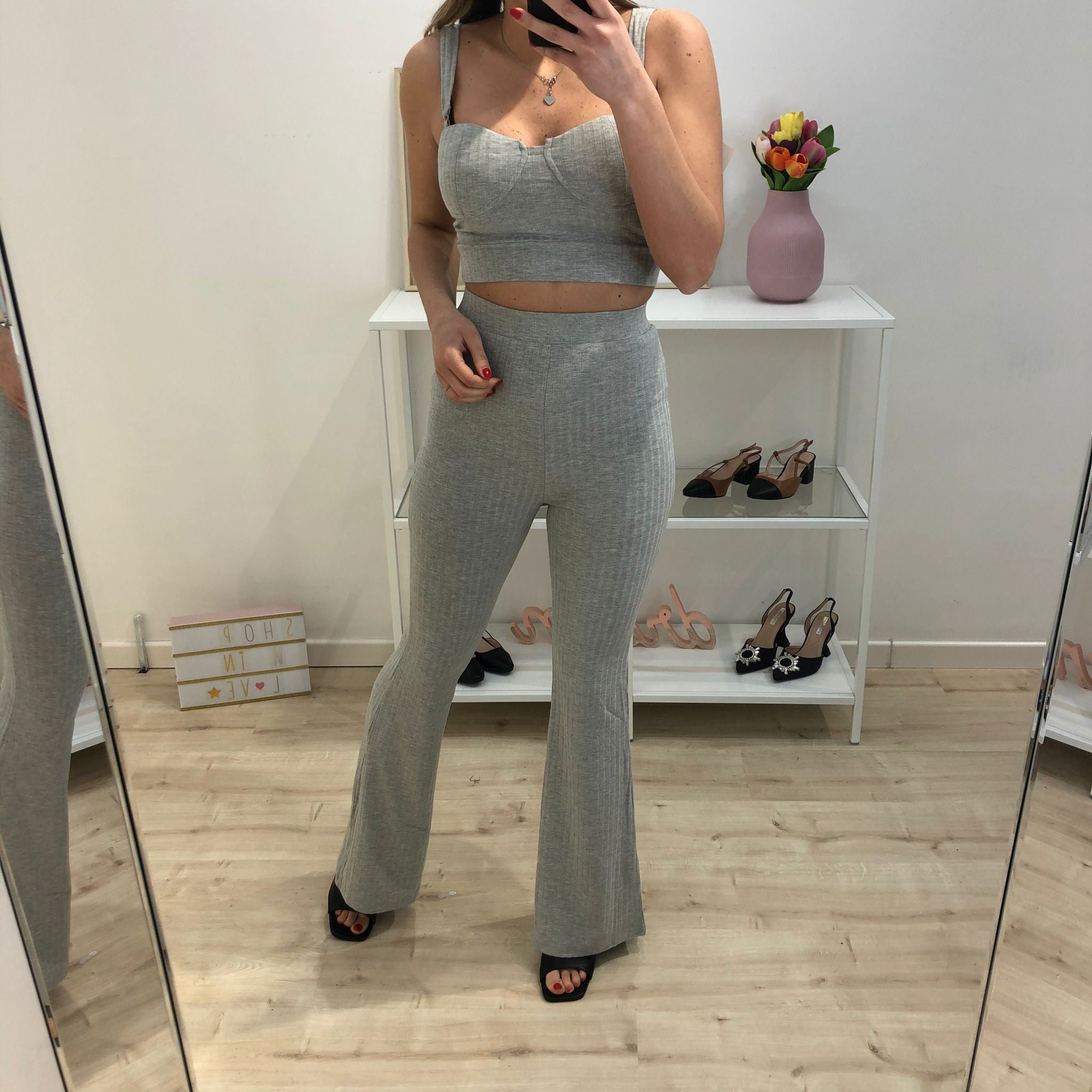 CO ORD SET SUMMER GRIGIO