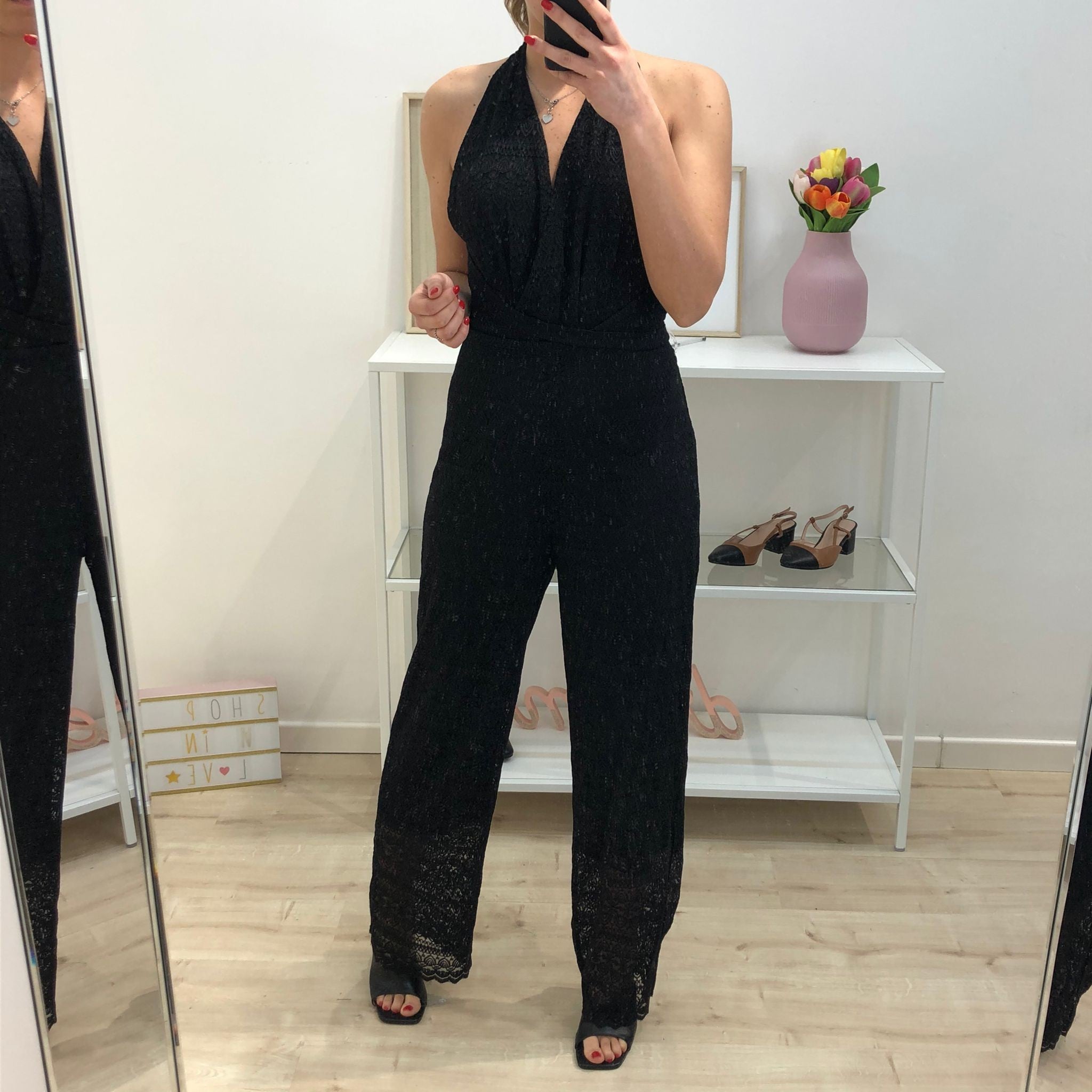 SALOPETTE PIZZO NERO