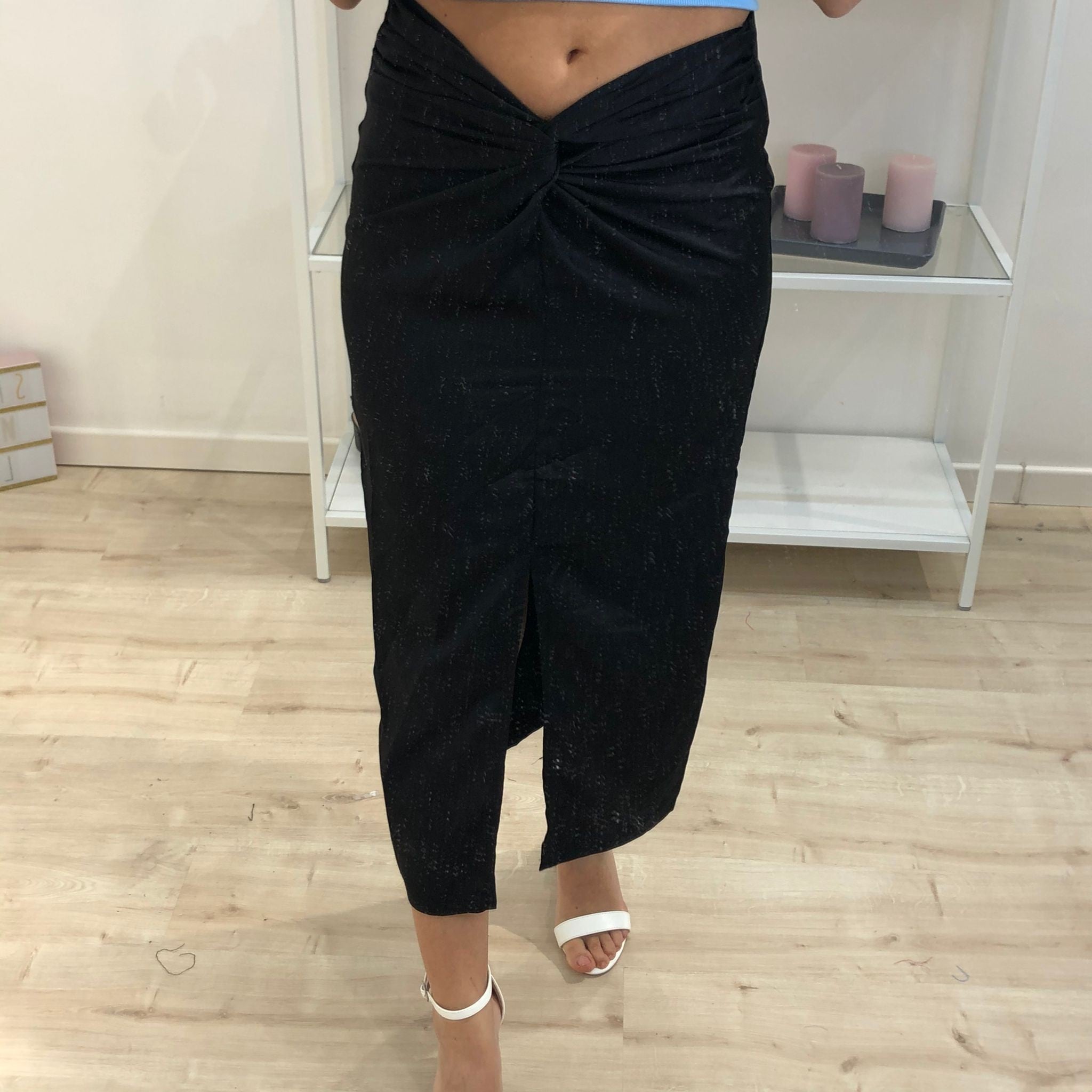 GONNA LONGUETTE NERA