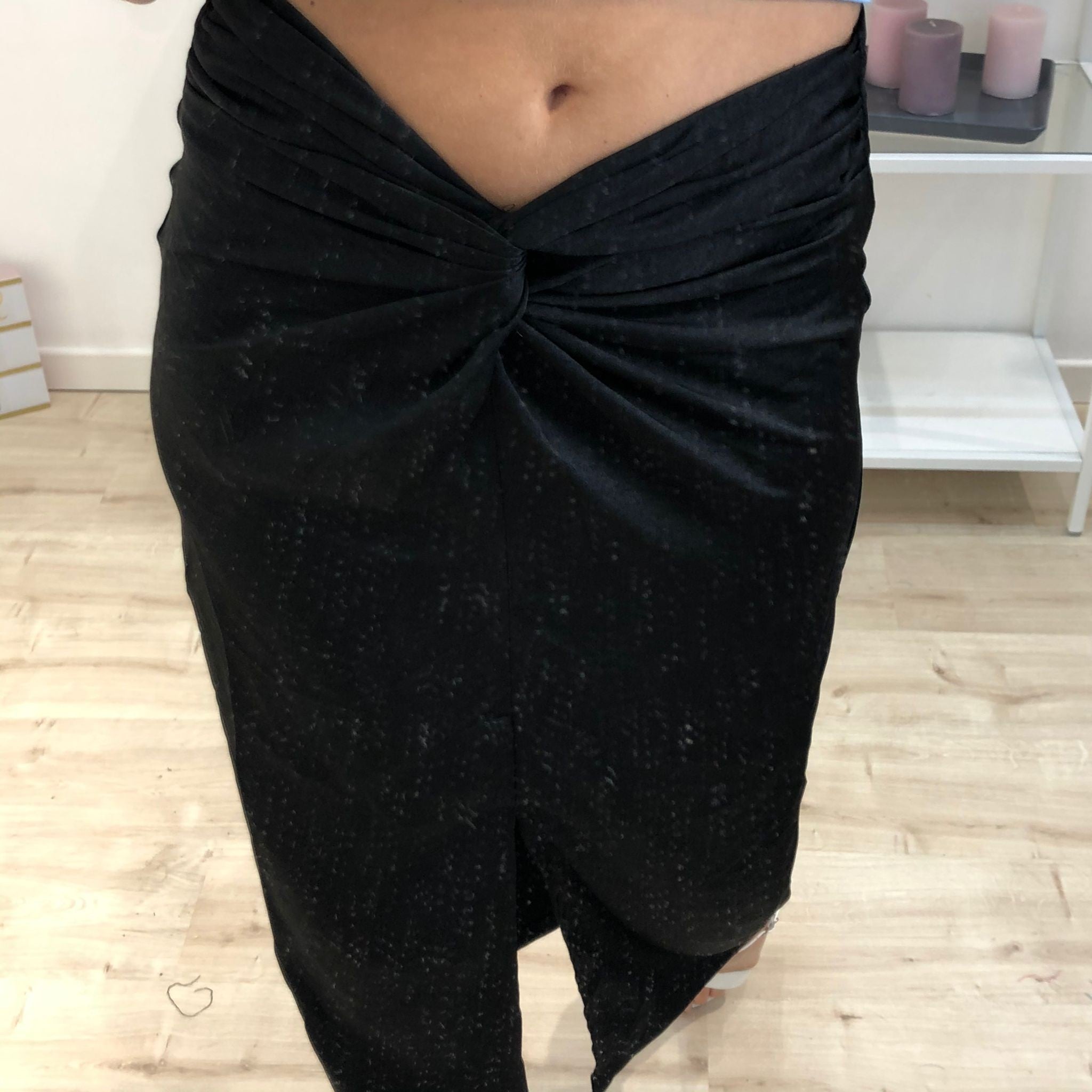 GONNA LONGUETTE NERA