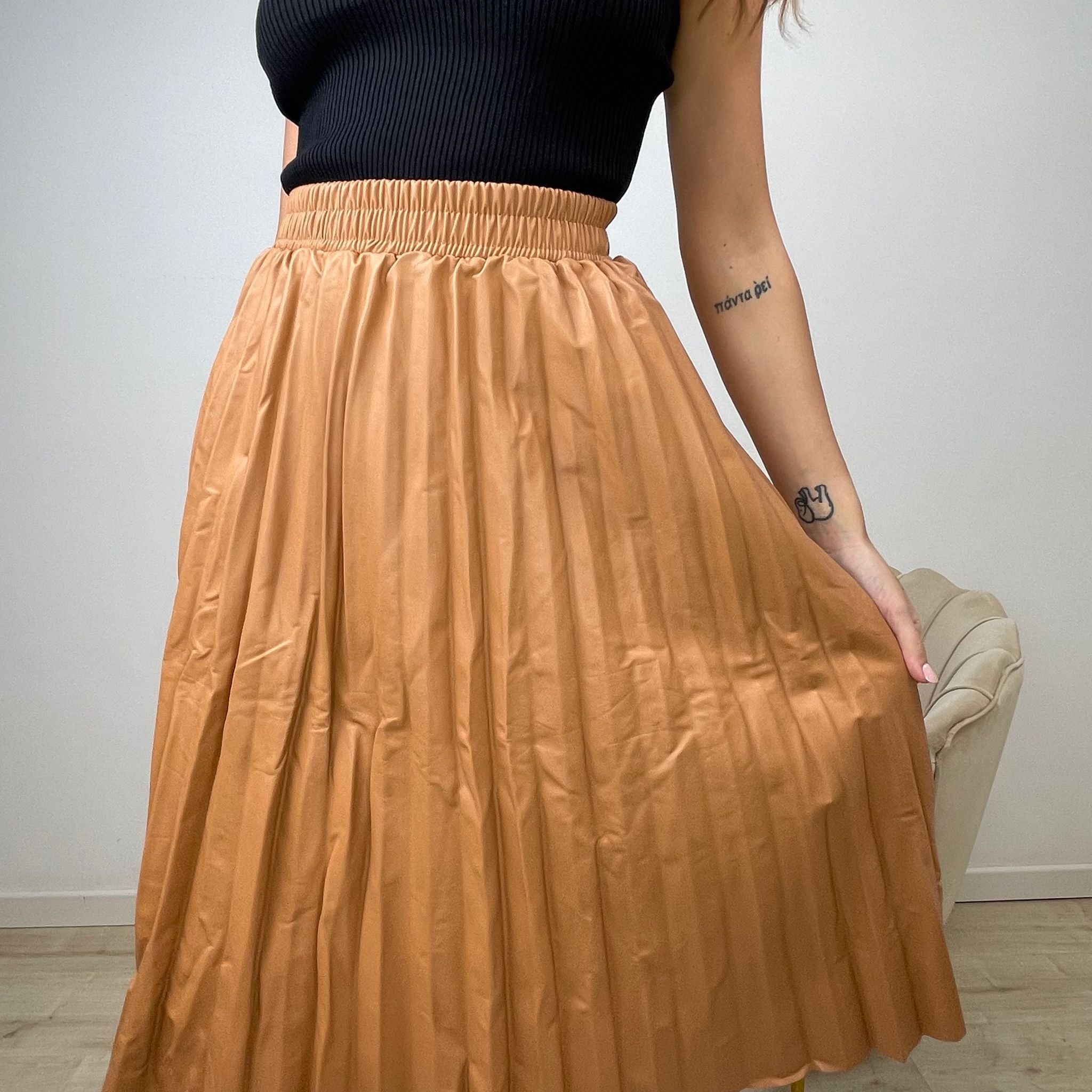 GONNA PLISSE' BEIGE