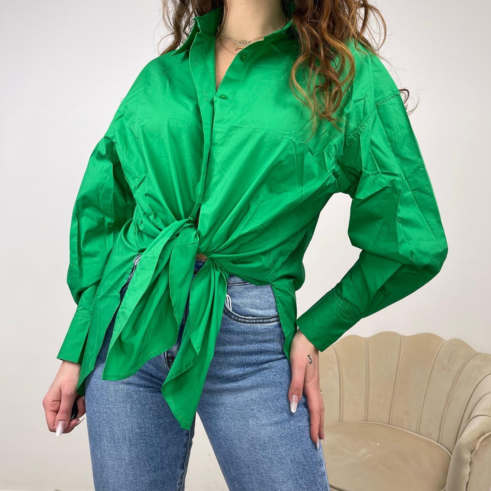 CAMICIA BASIC VERDE