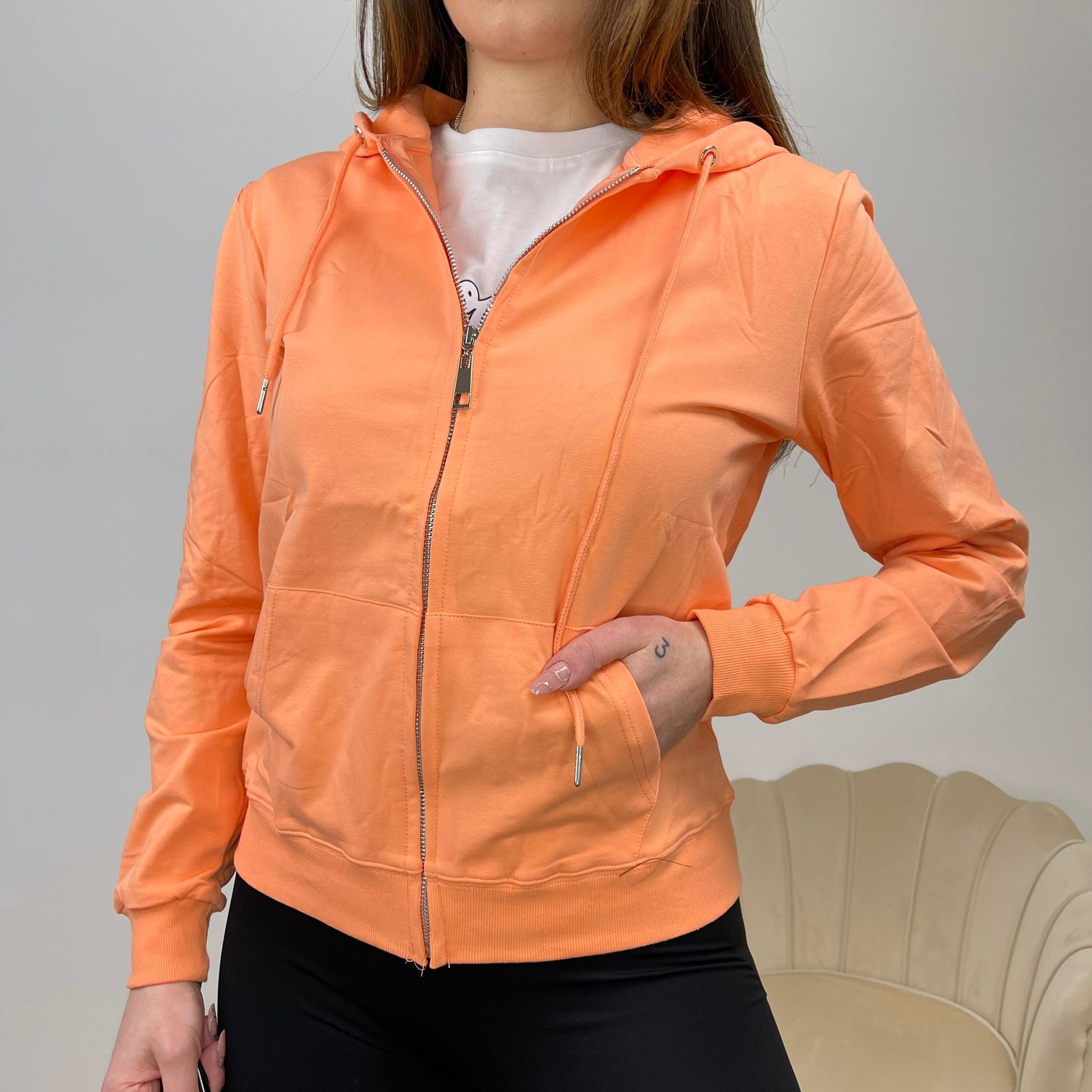 FELPA BASIC ARANCIO