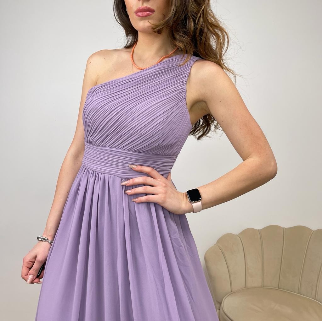 LONG DRESS MONOSPALLA LILLA