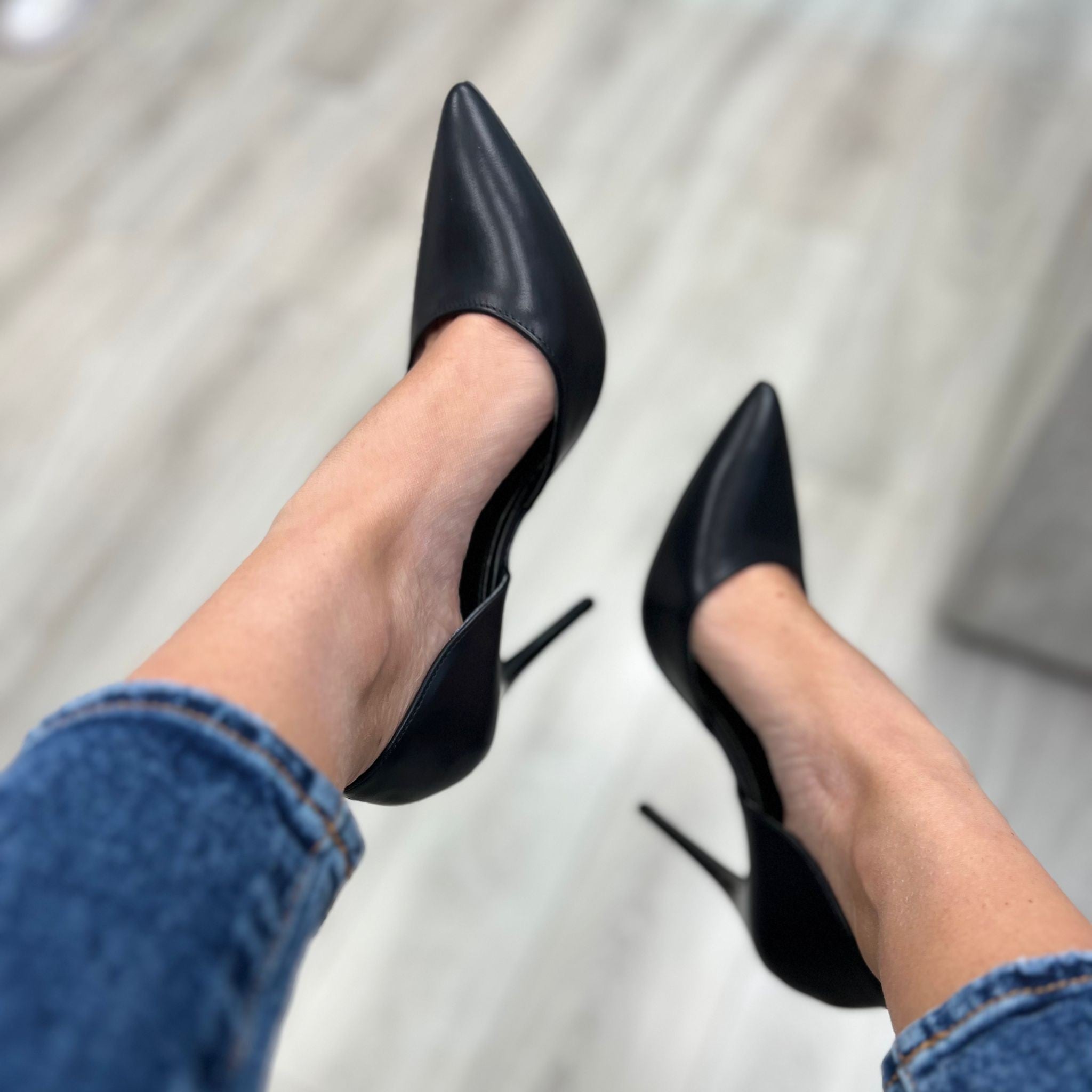 DÉCOLLETÉ ECOPELLE NERO