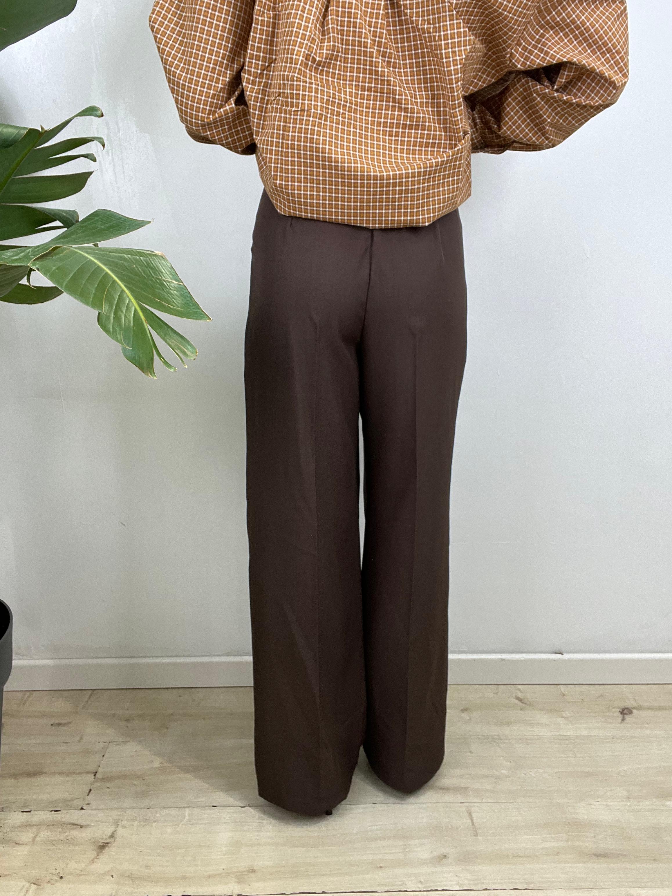 PANTALONE SERENA MARRONE