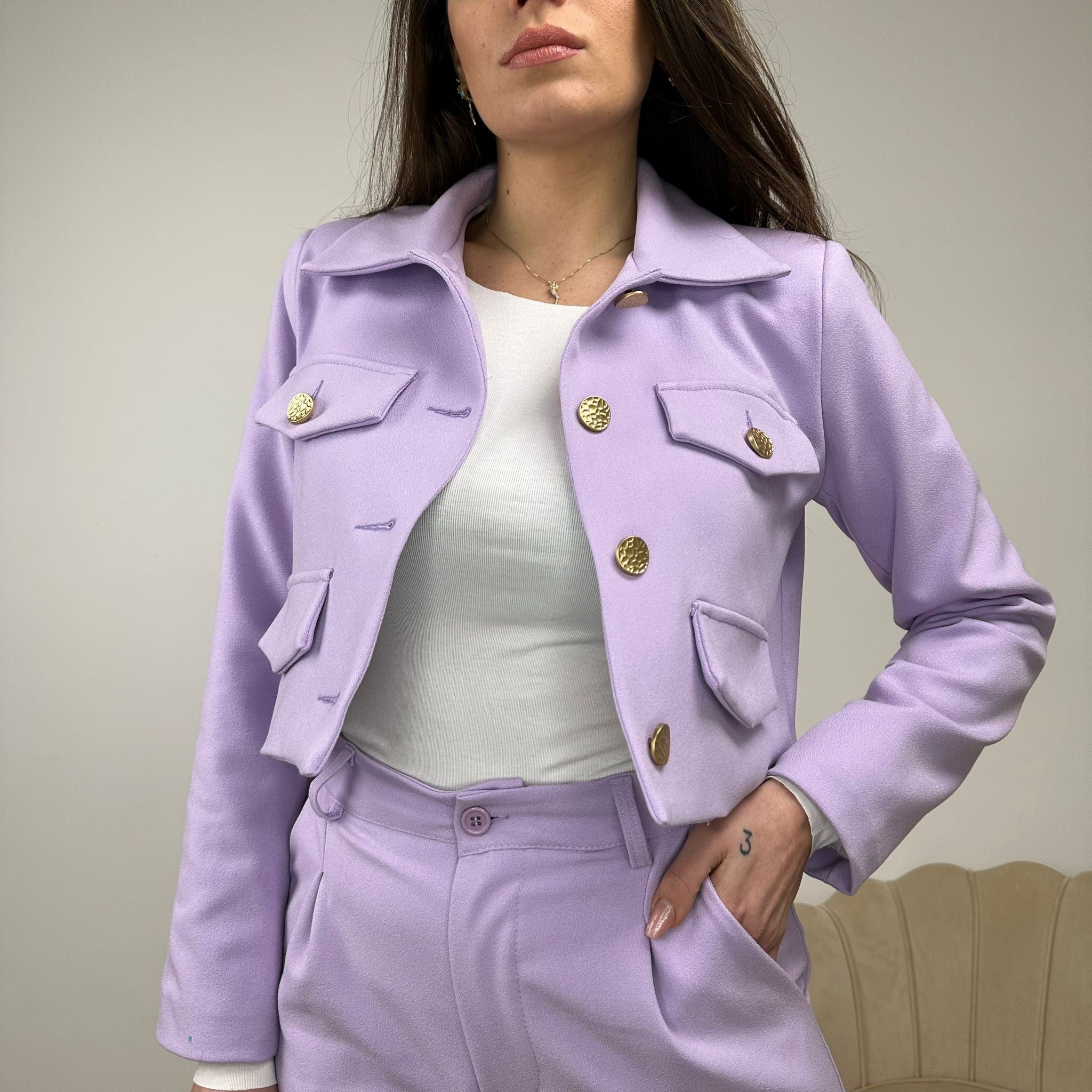 GIACCA CORTA LUMINA GLICINE