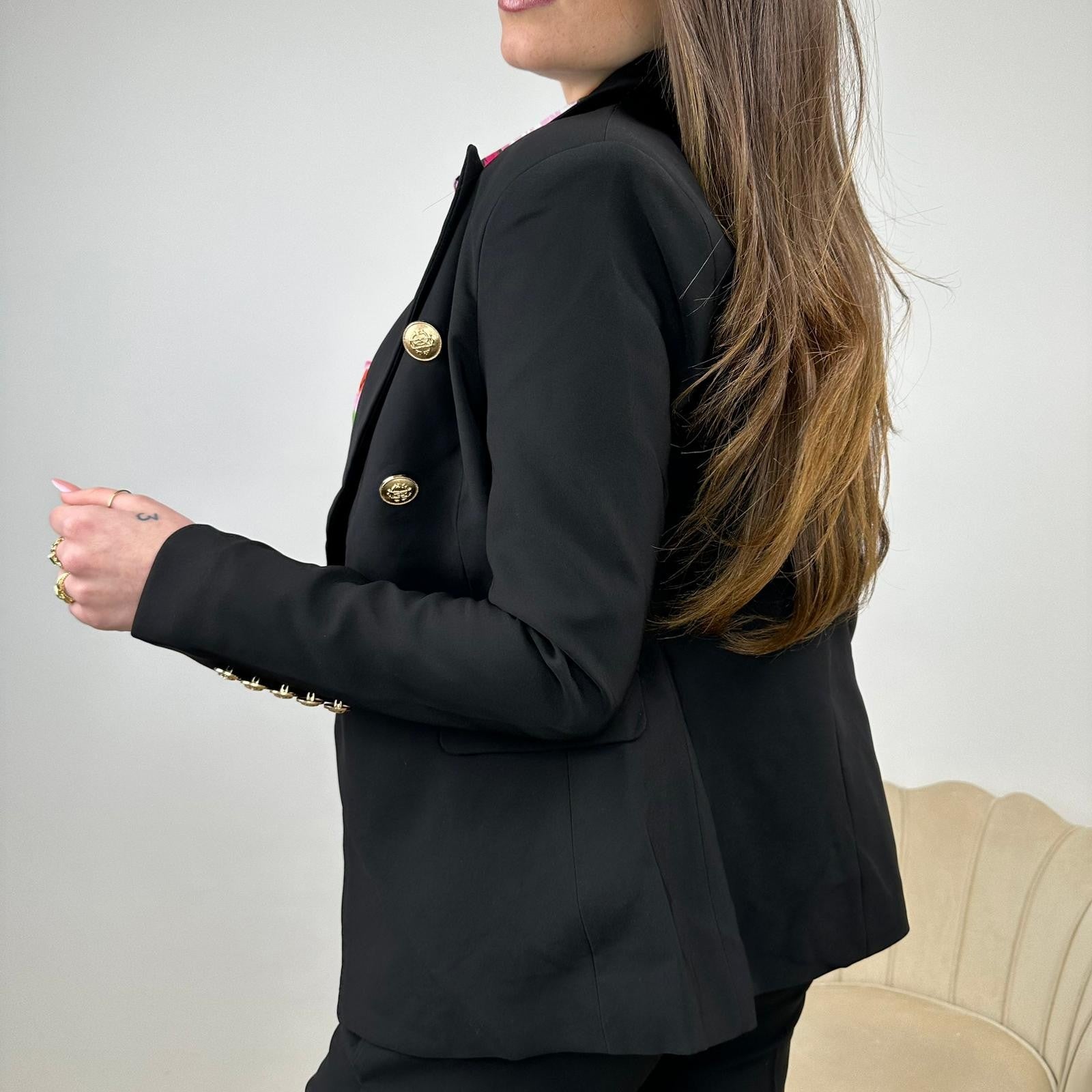 BLAZER DOPPIOPETTO NERO