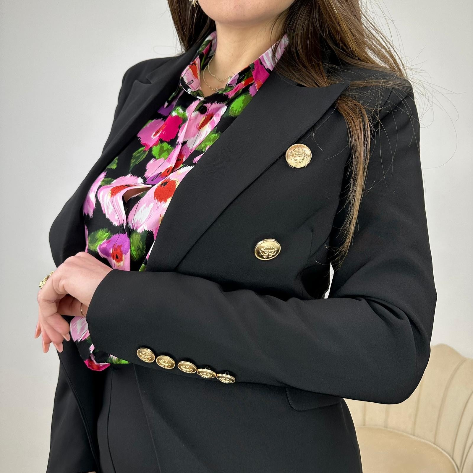 BLAZER DOPPIOPETTO NERO