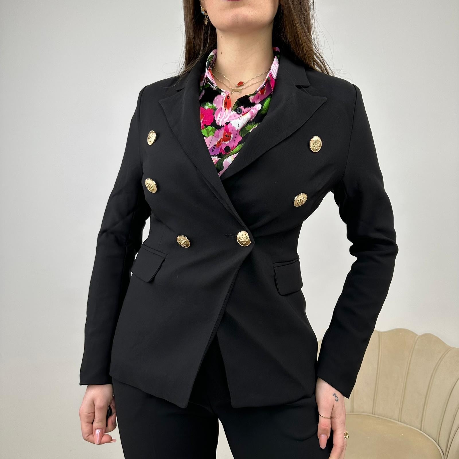 BLAZER DOPPIOPETTO NERO