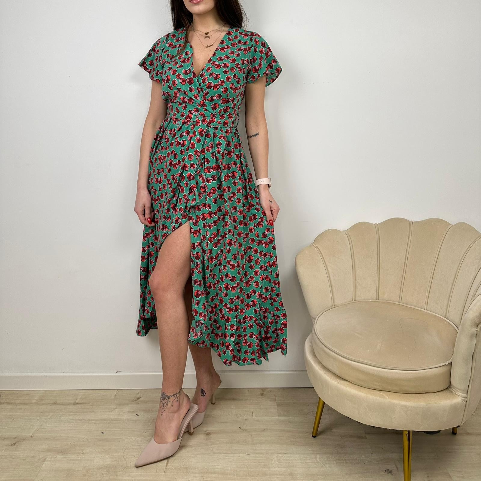 DRESS MIDI FLOWER