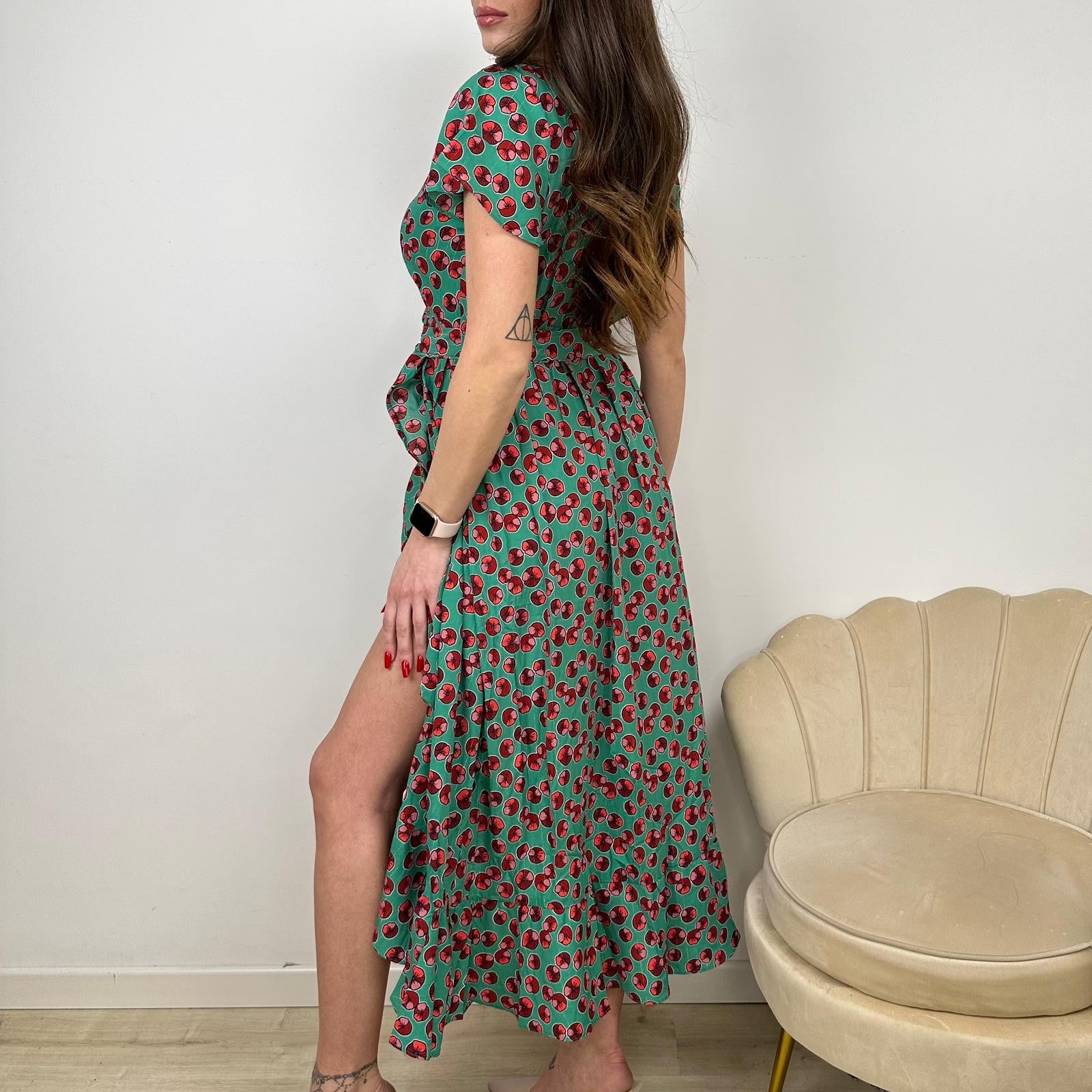 DRESS MIDI FLOWER