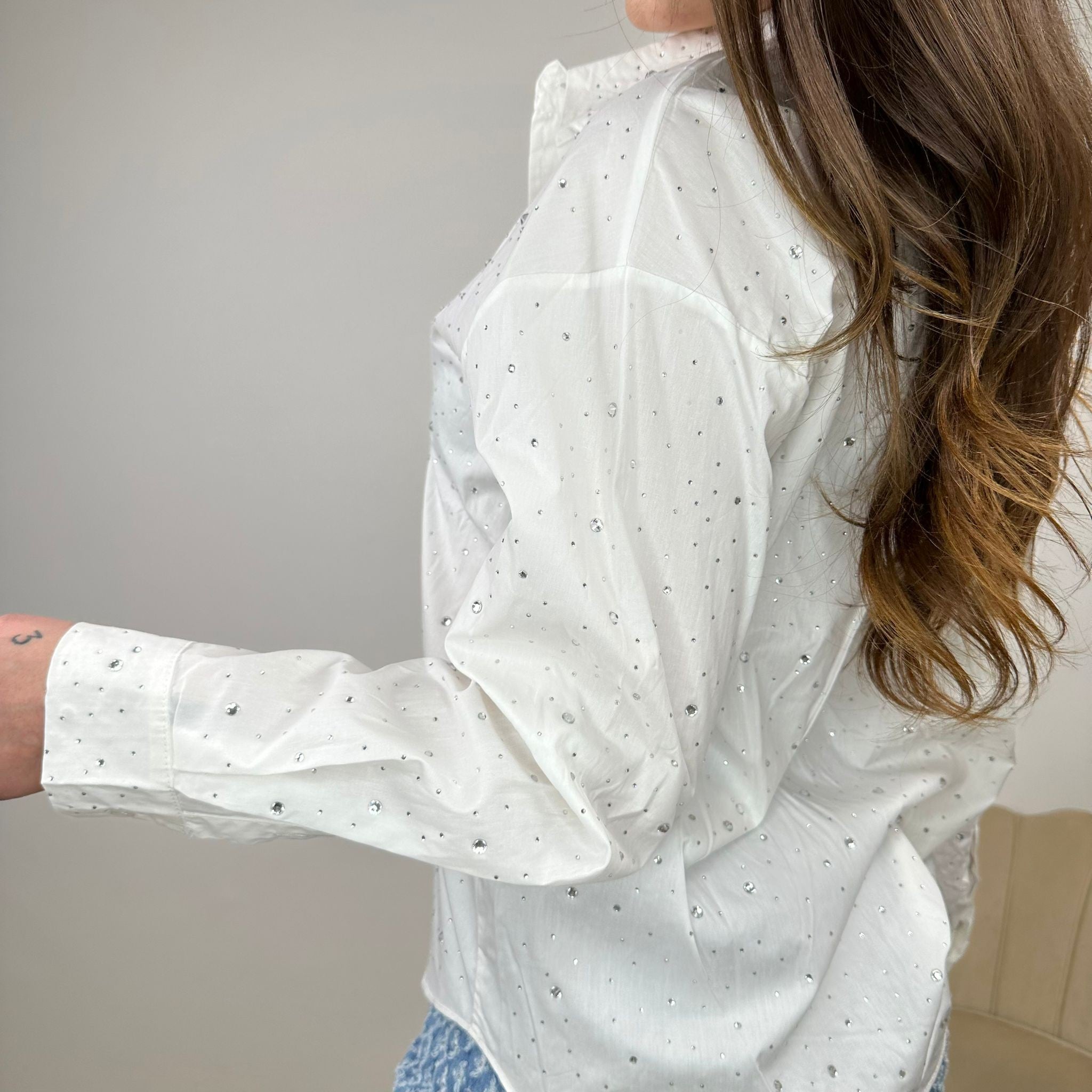 CAMICIA STAR SHINE BIANCA