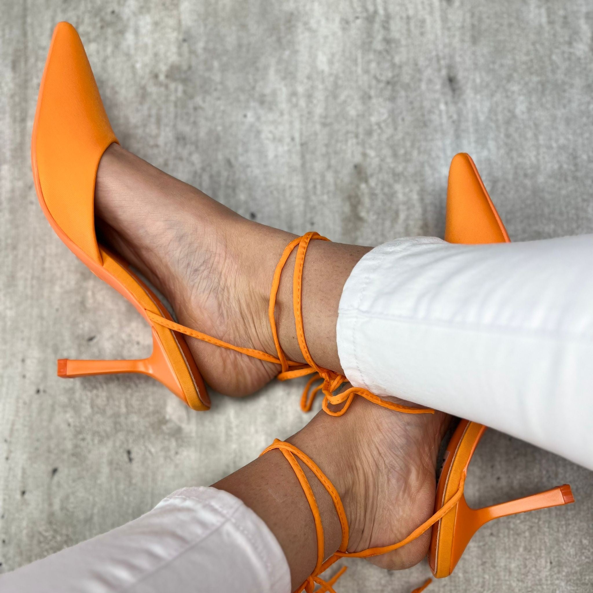 PARKER HEELS ARANCIO
