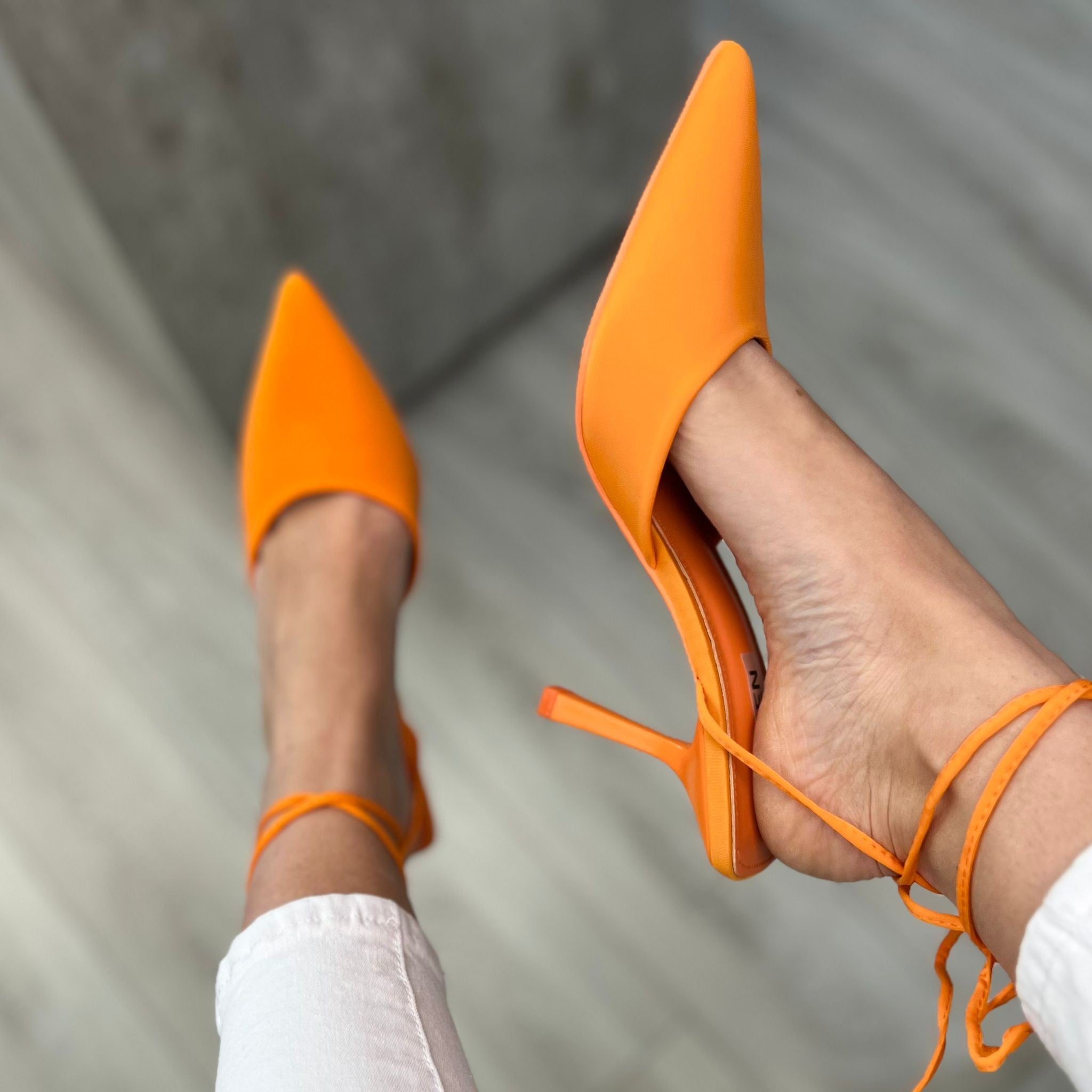 PARKER HEELS ARANCIO