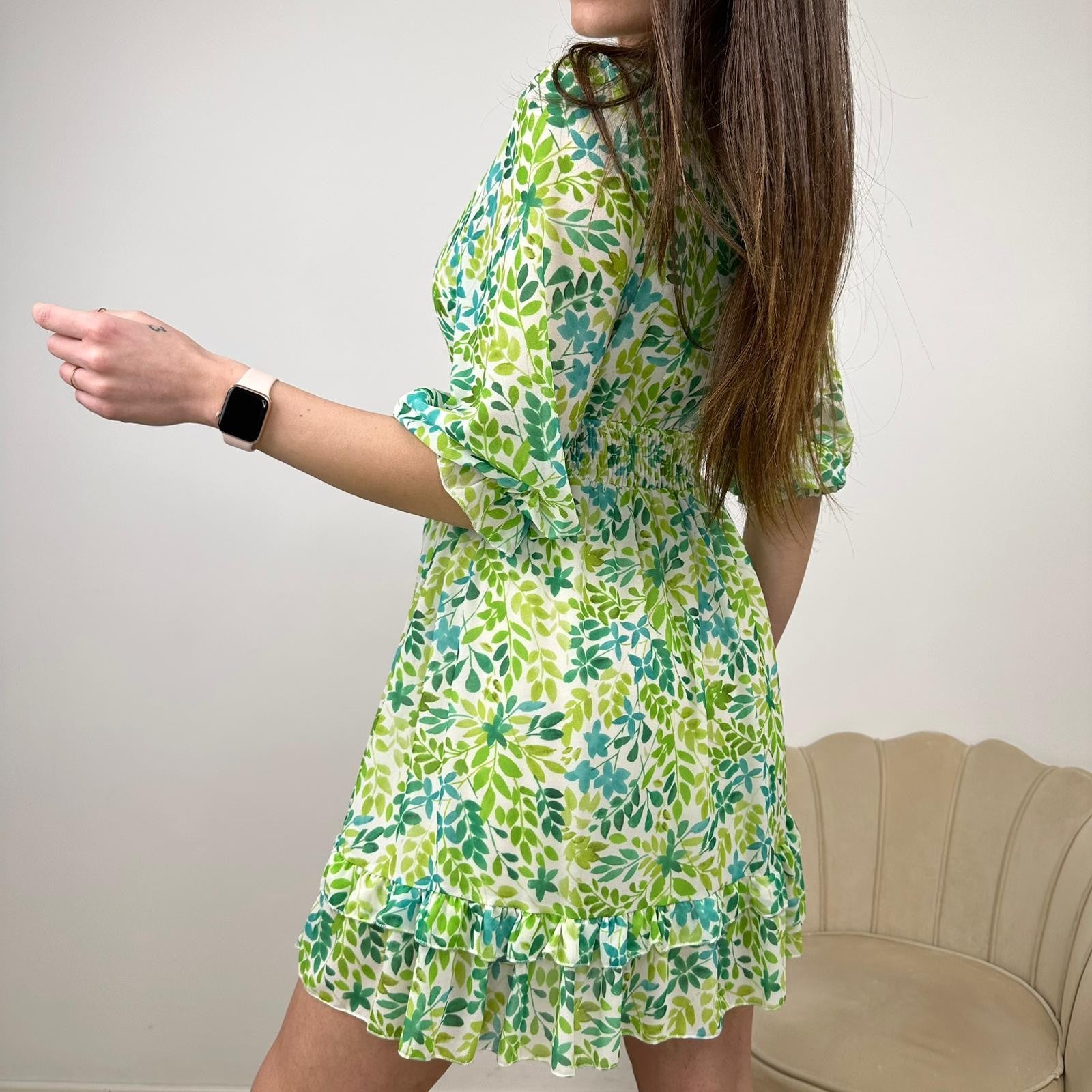 DRESS CON FIOCCO VERDE
