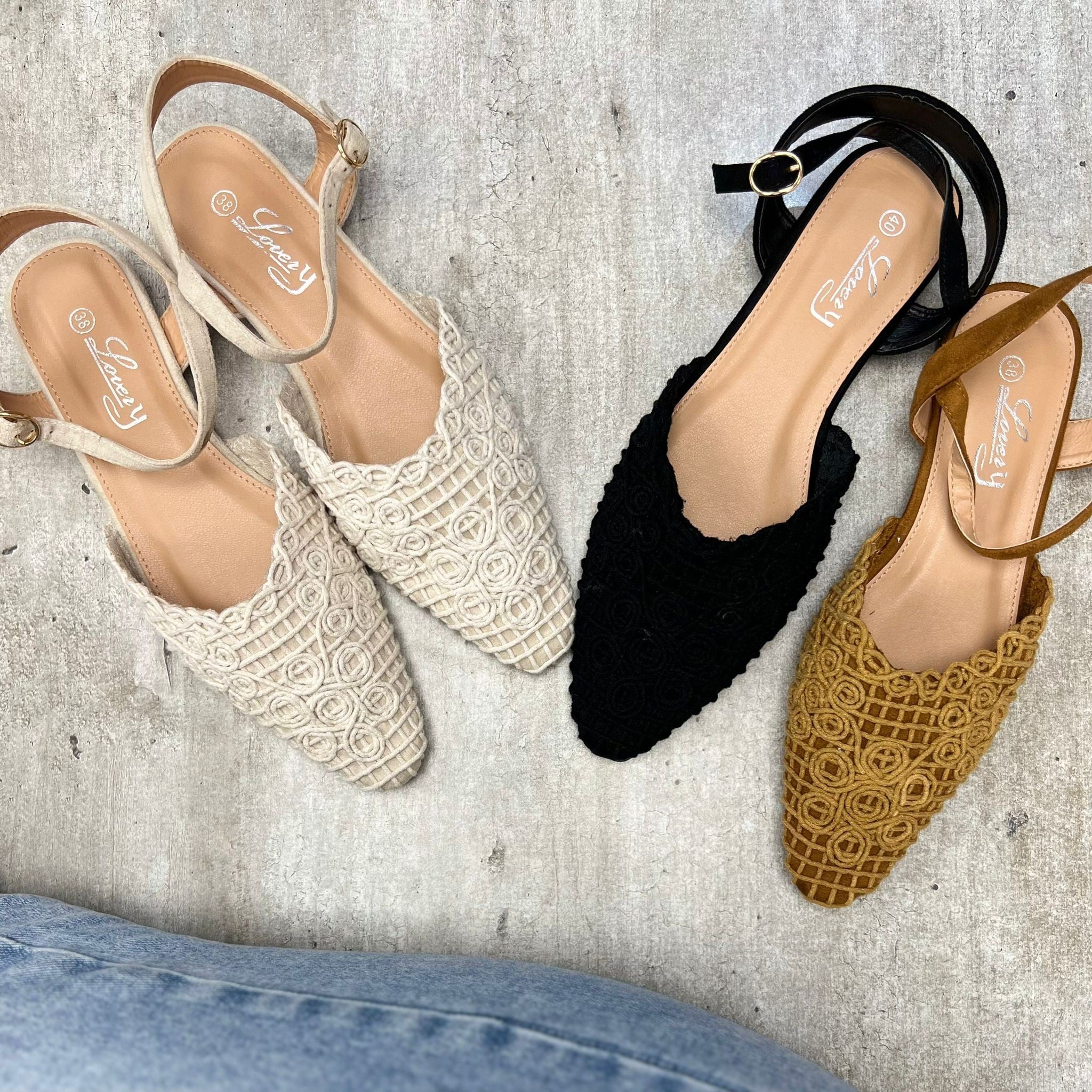 BALLERINA SQUADRATA NERA